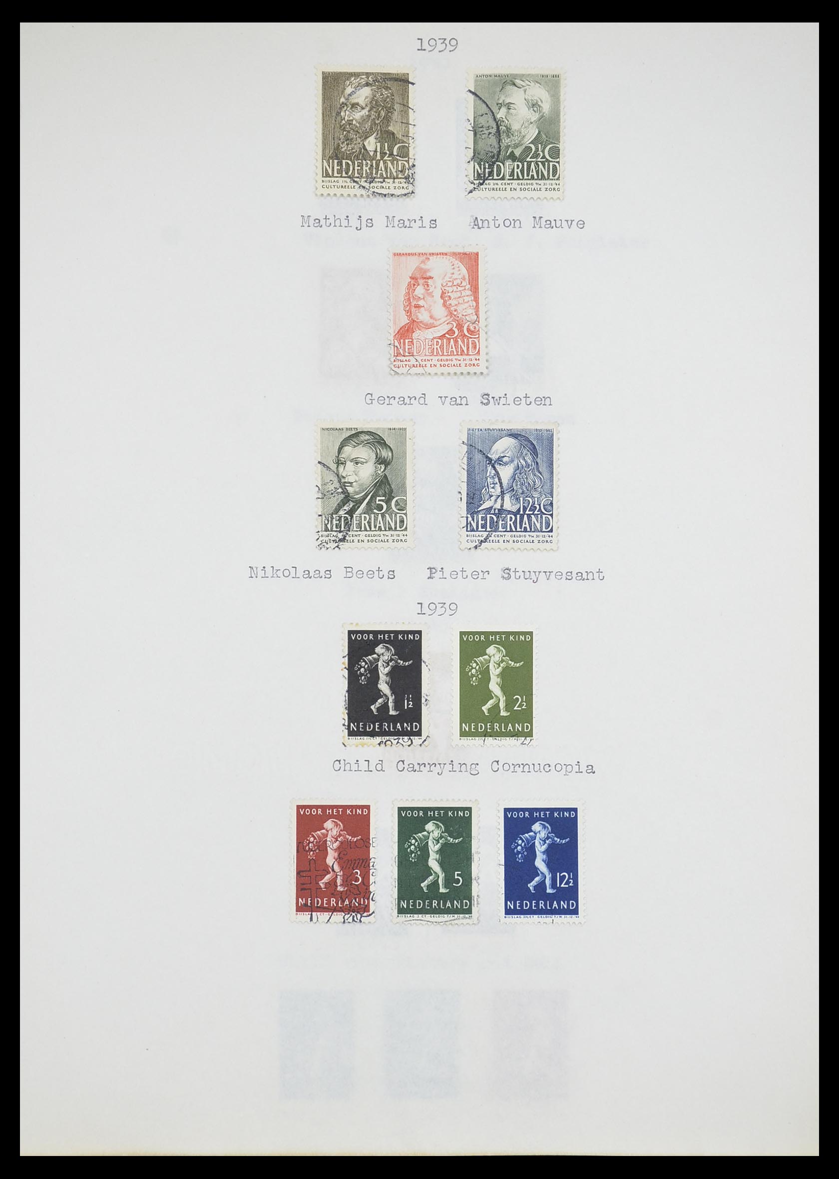 33662 129 - Postzegelverzameling 33662 Nederland 1852-1995.