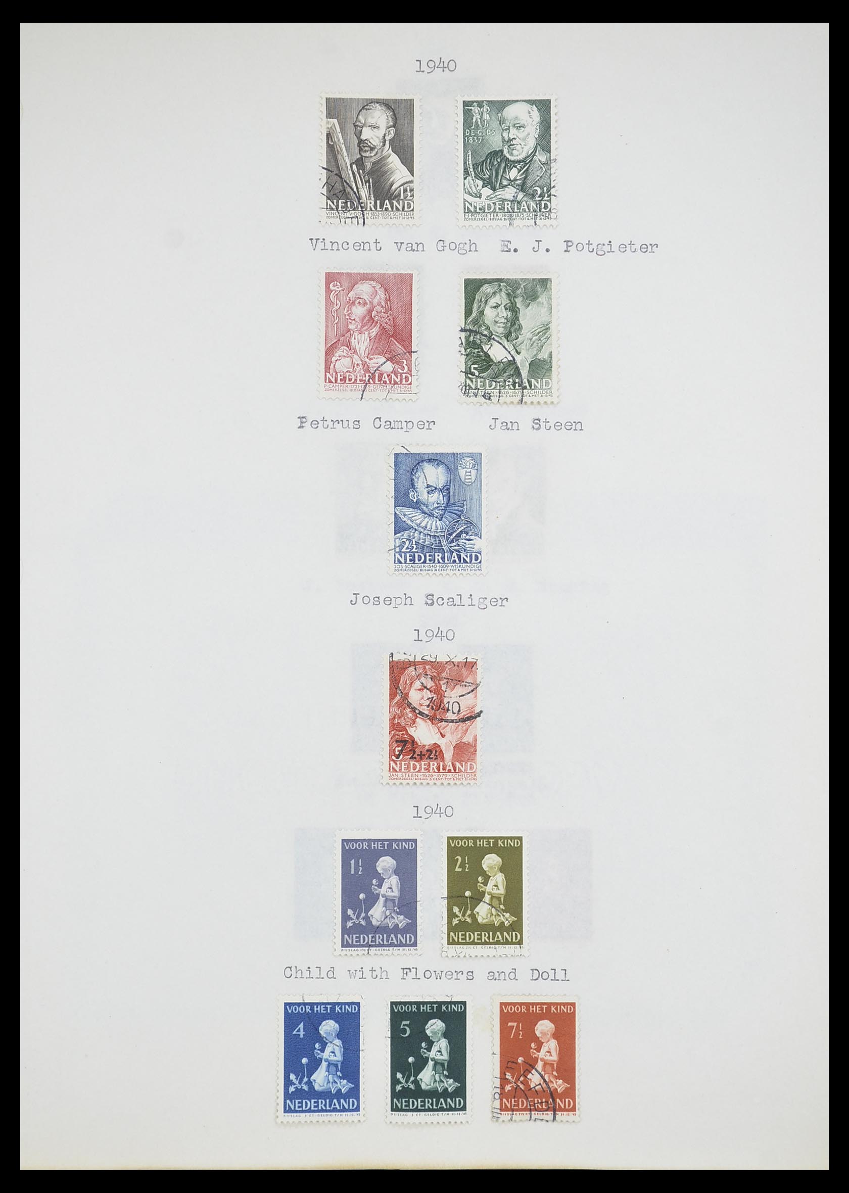 33662 130 - Postzegelverzameling 33662 Nederland 1852-1995.