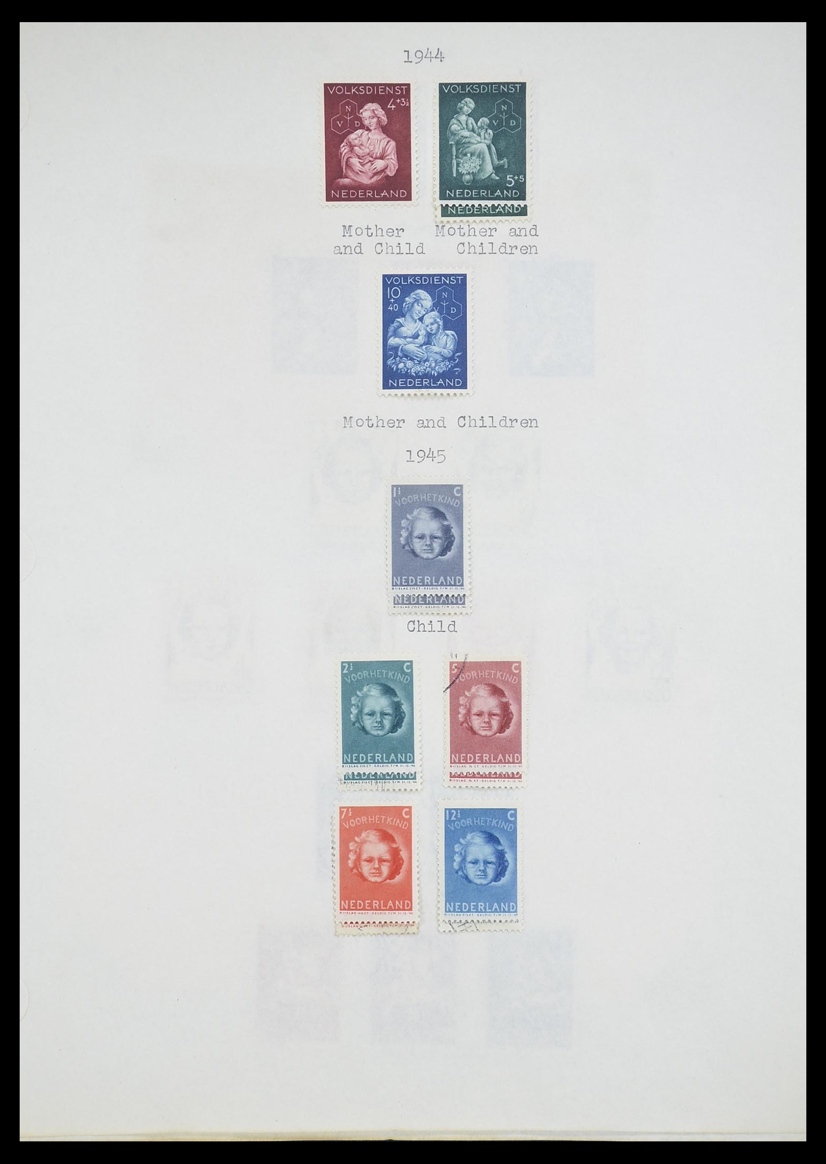 33662 134 - Postzegelverzameling 33662 Nederland 1852-1995.