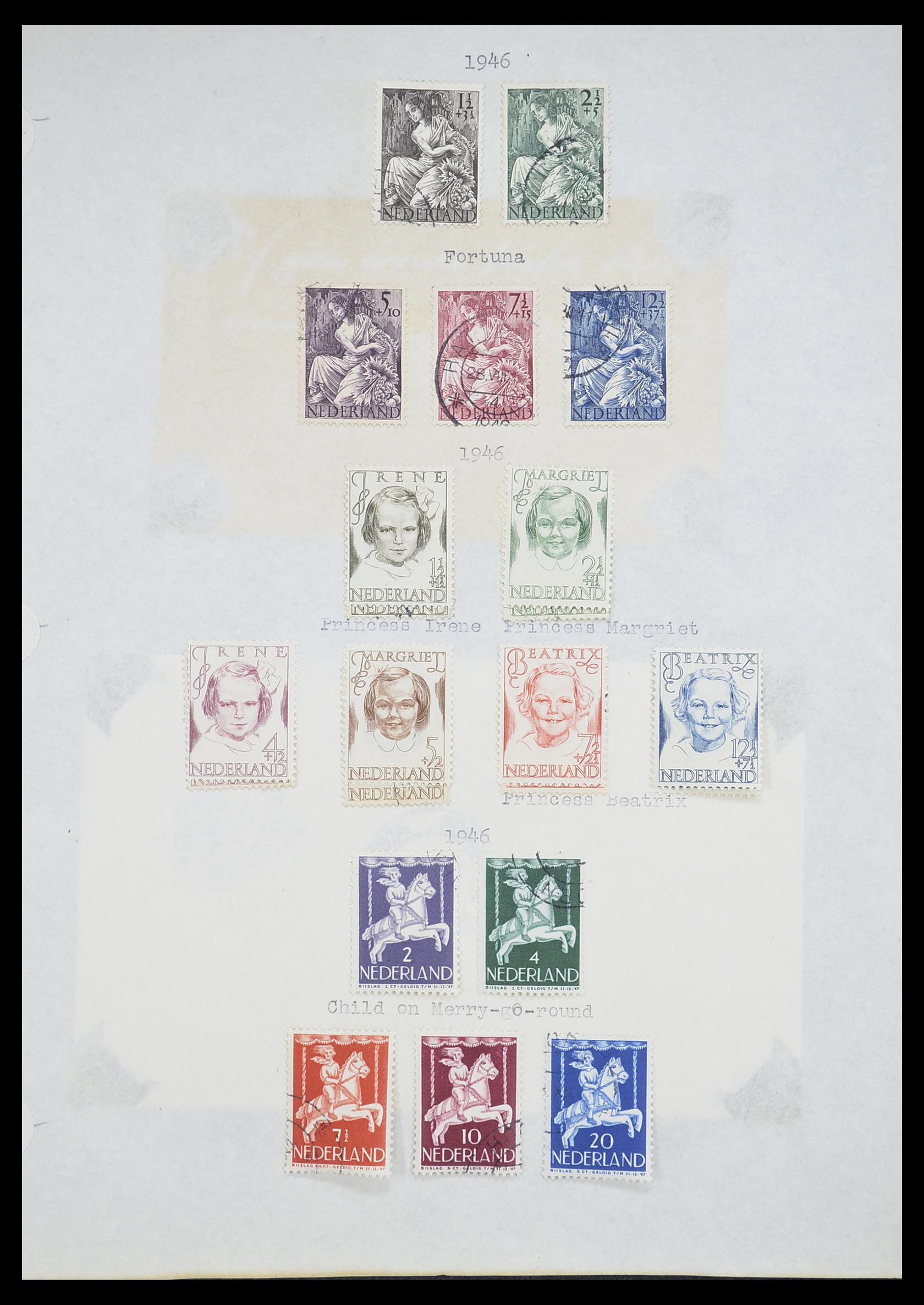 33662 135 - Postzegelverzameling 33662 Nederland 1852-1995.