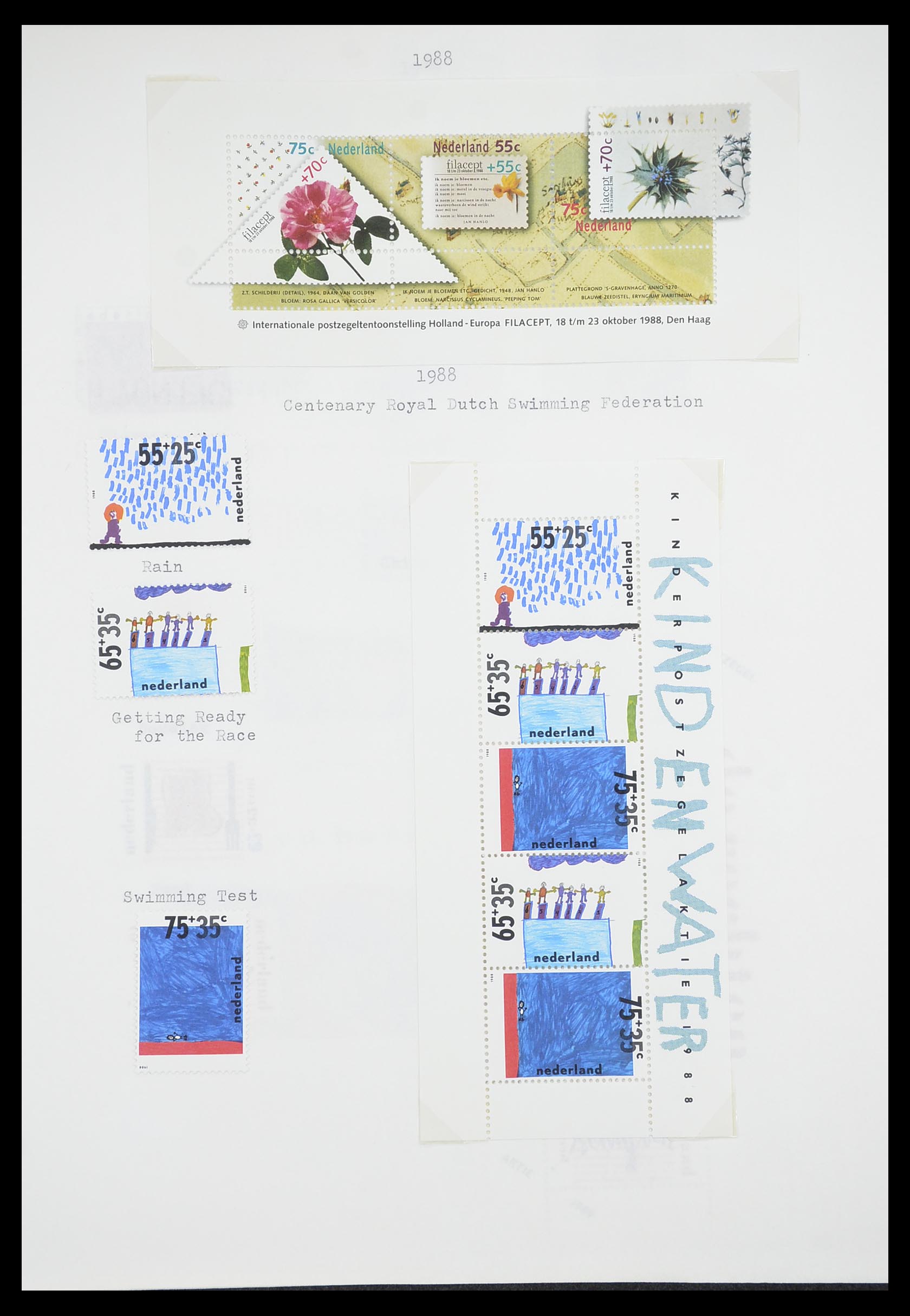 33662 215 - Postzegelverzameling 33662 Nederland 1852-1995.