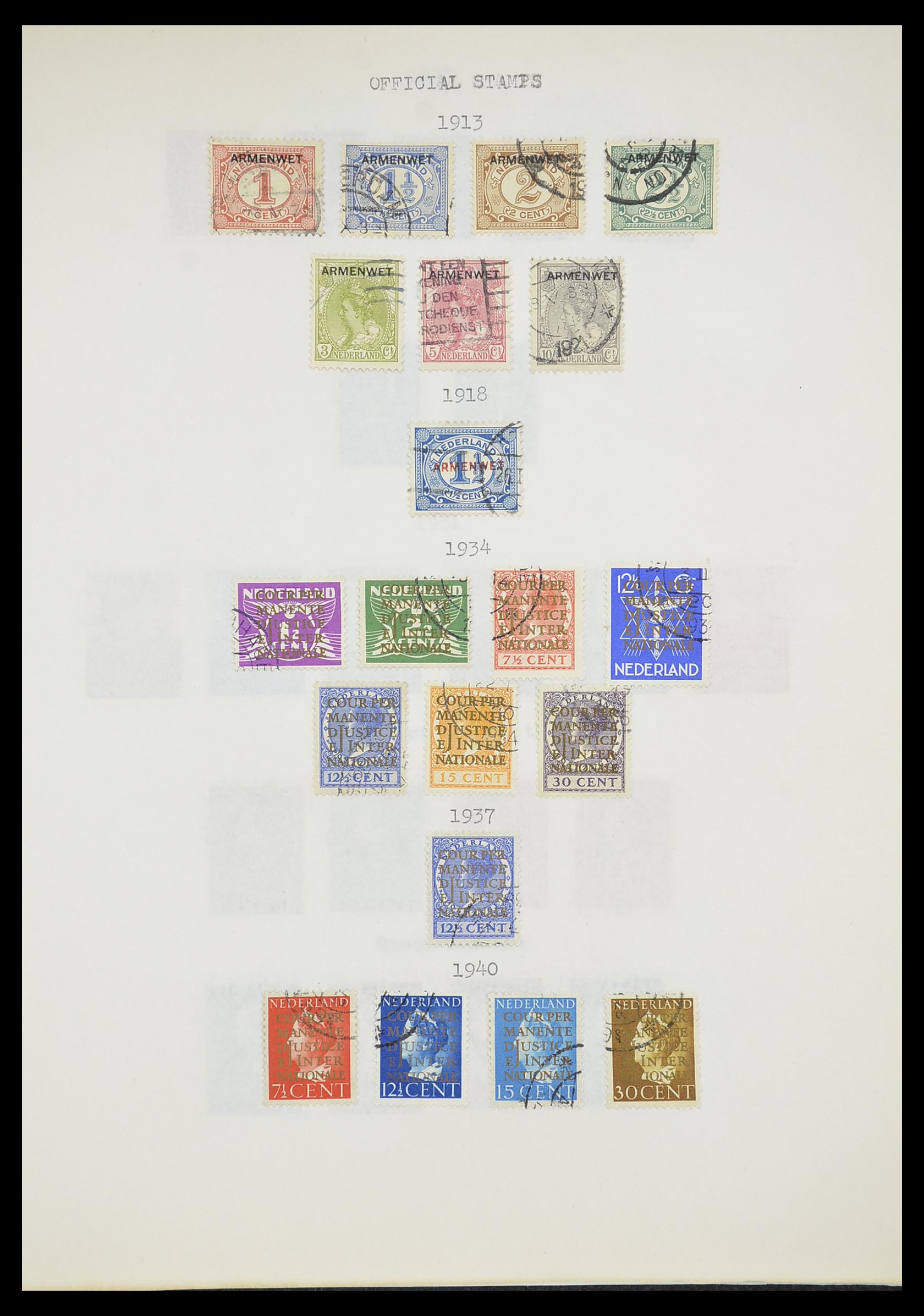 33662 230 - Stamp collection 33662 Netherlands 1852-1995.