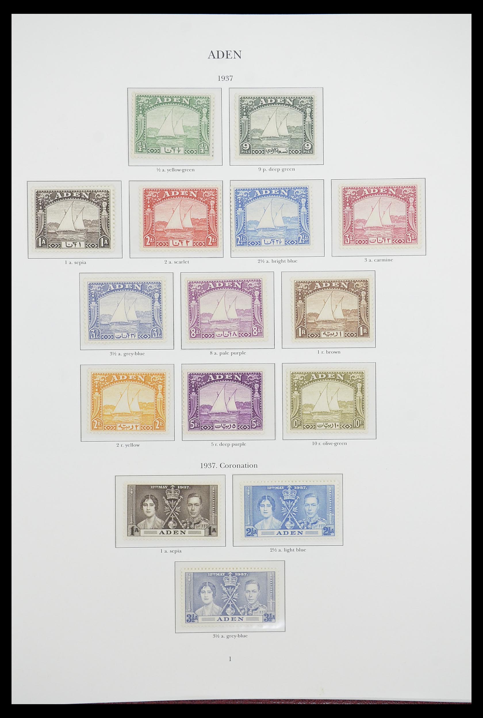 33665 001 - Postzegelverzameling 33665 Brits Gemenebest 1937-1952.