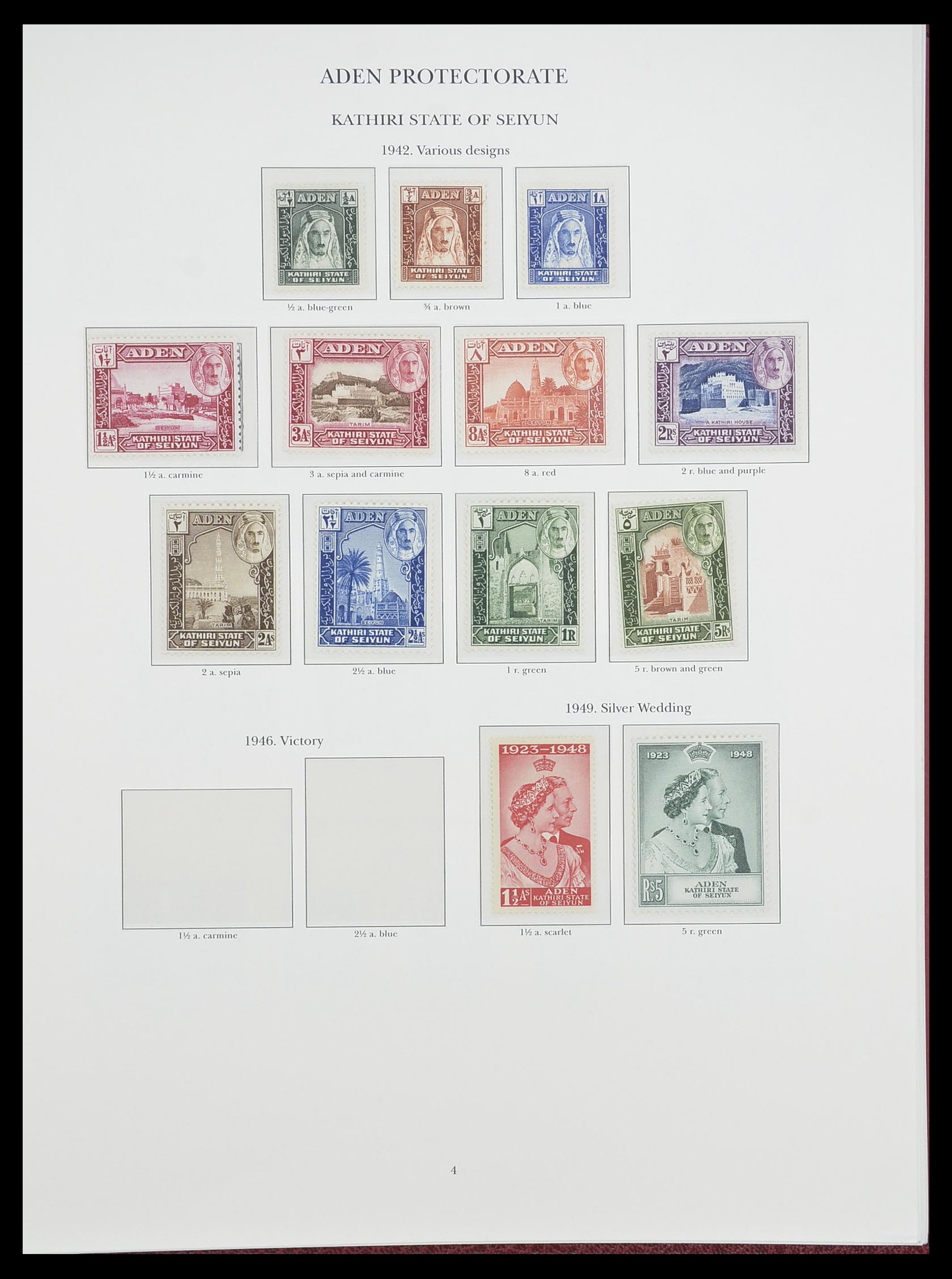 33665 004 - Postzegelverzameling 33665 Brits Gemenebest 1937-1952.