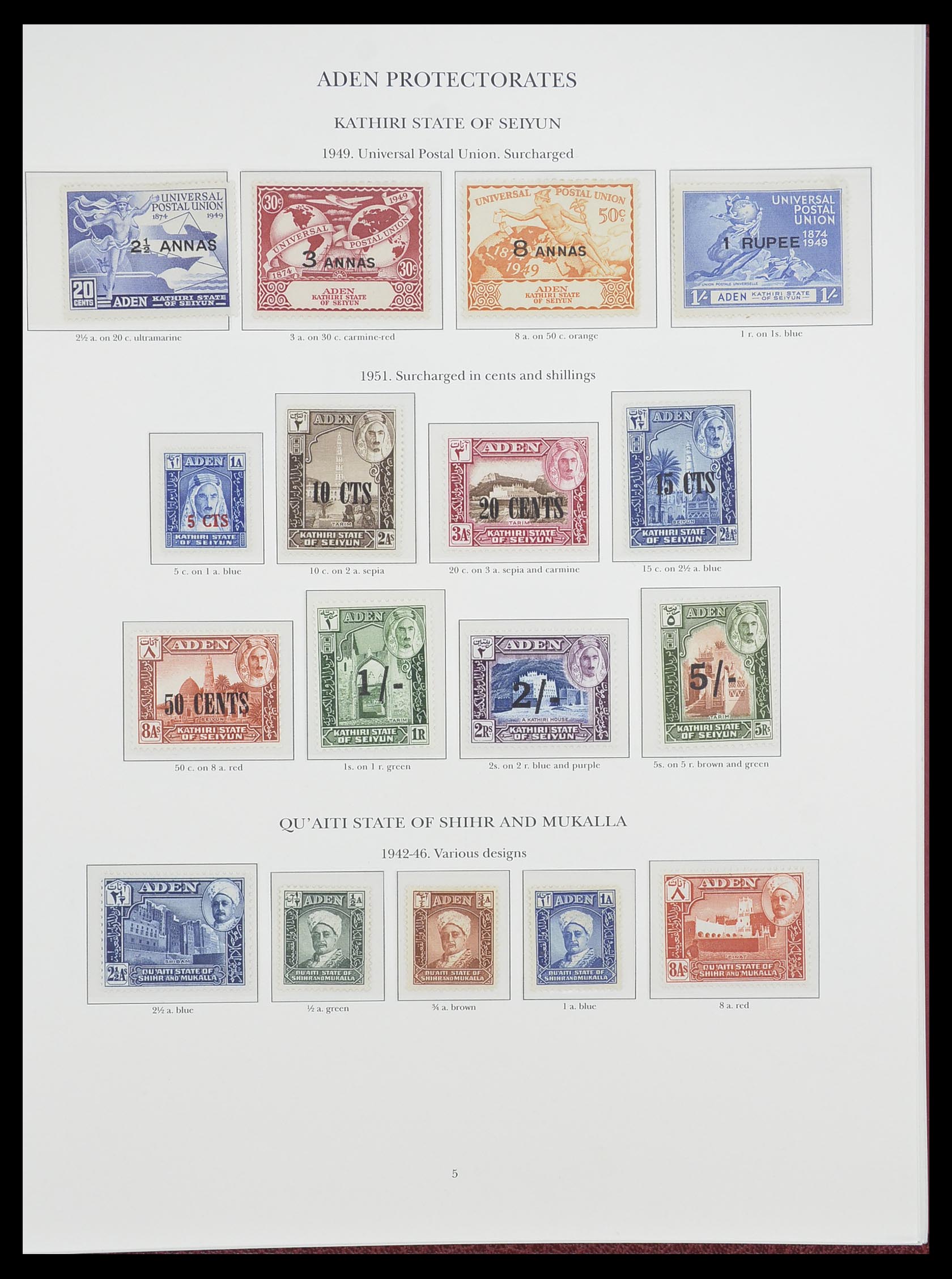 33665 005 - Postzegelverzameling 33665 Brits Gemenebest 1937-1952.