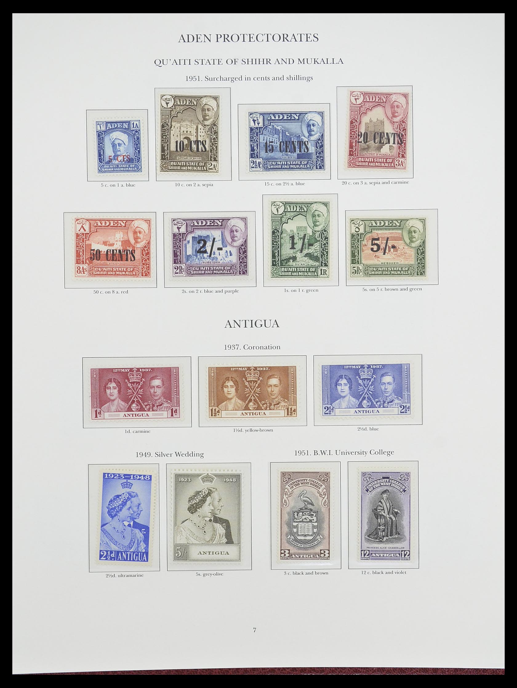 33665 007 - Postzegelverzameling 33665 Brits Gemenebest 1937-1952.