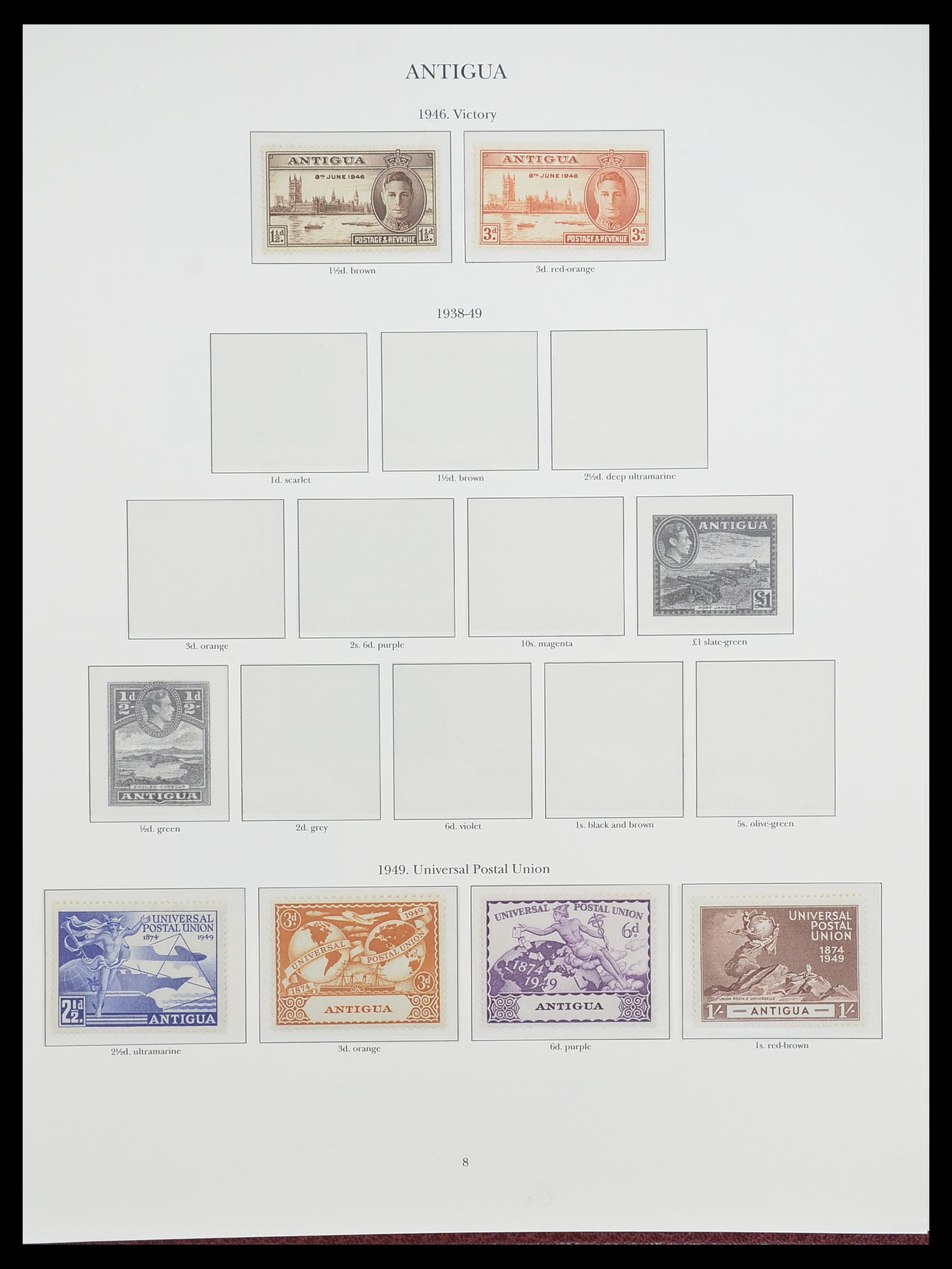 33665 008 - Postzegelverzameling 33665 Brits Gemenebest 1937-1952.