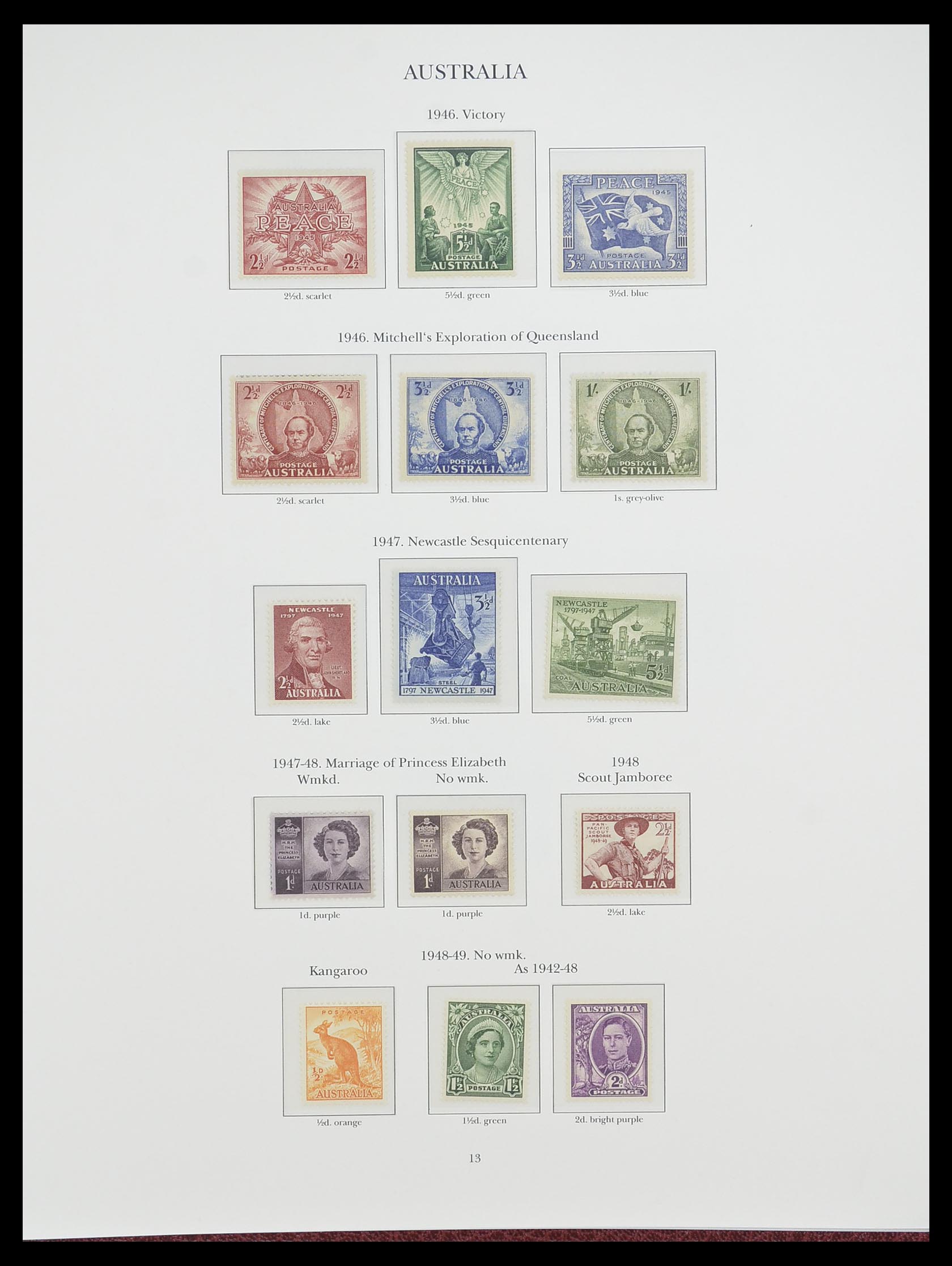 33665 013 - Stamp collection 33665 British Commonwealth 1937-1952.