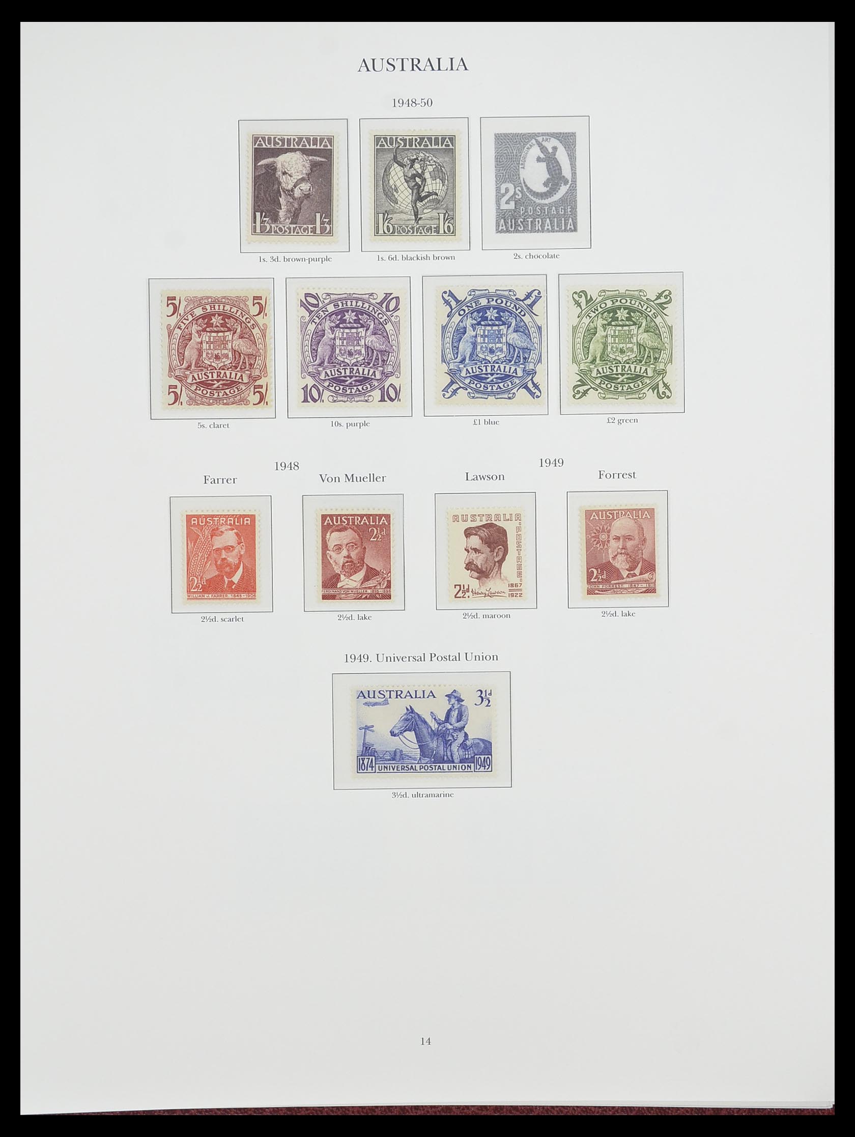 33665 014 - Stamp collection 33665 British Commonwealth 1937-1952.