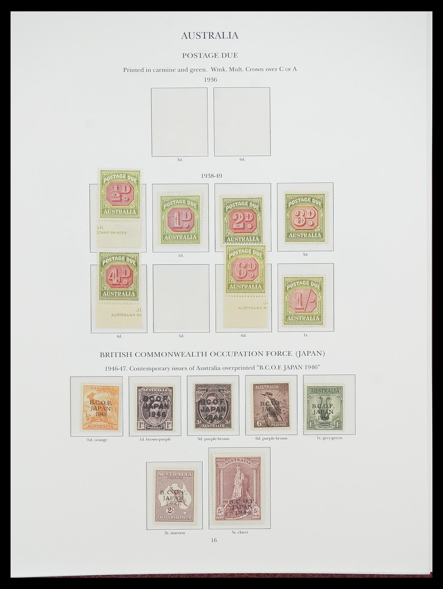 33665 016 - Postzegelverzameling 33665 Brits Gemenebest 1937-1952.