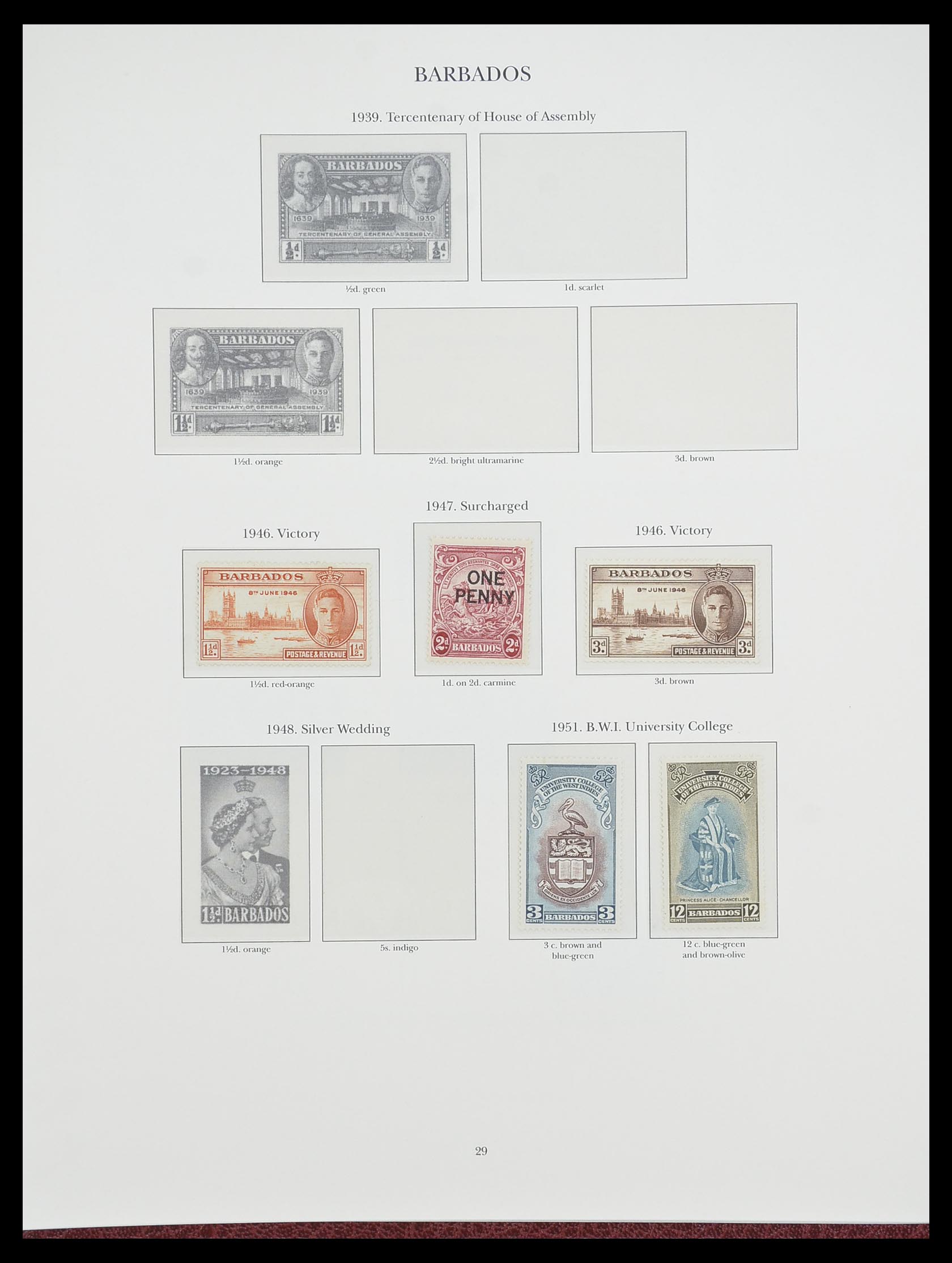33665 024 - Postzegelverzameling 33665 Brits Gemenebest 1937-1952.