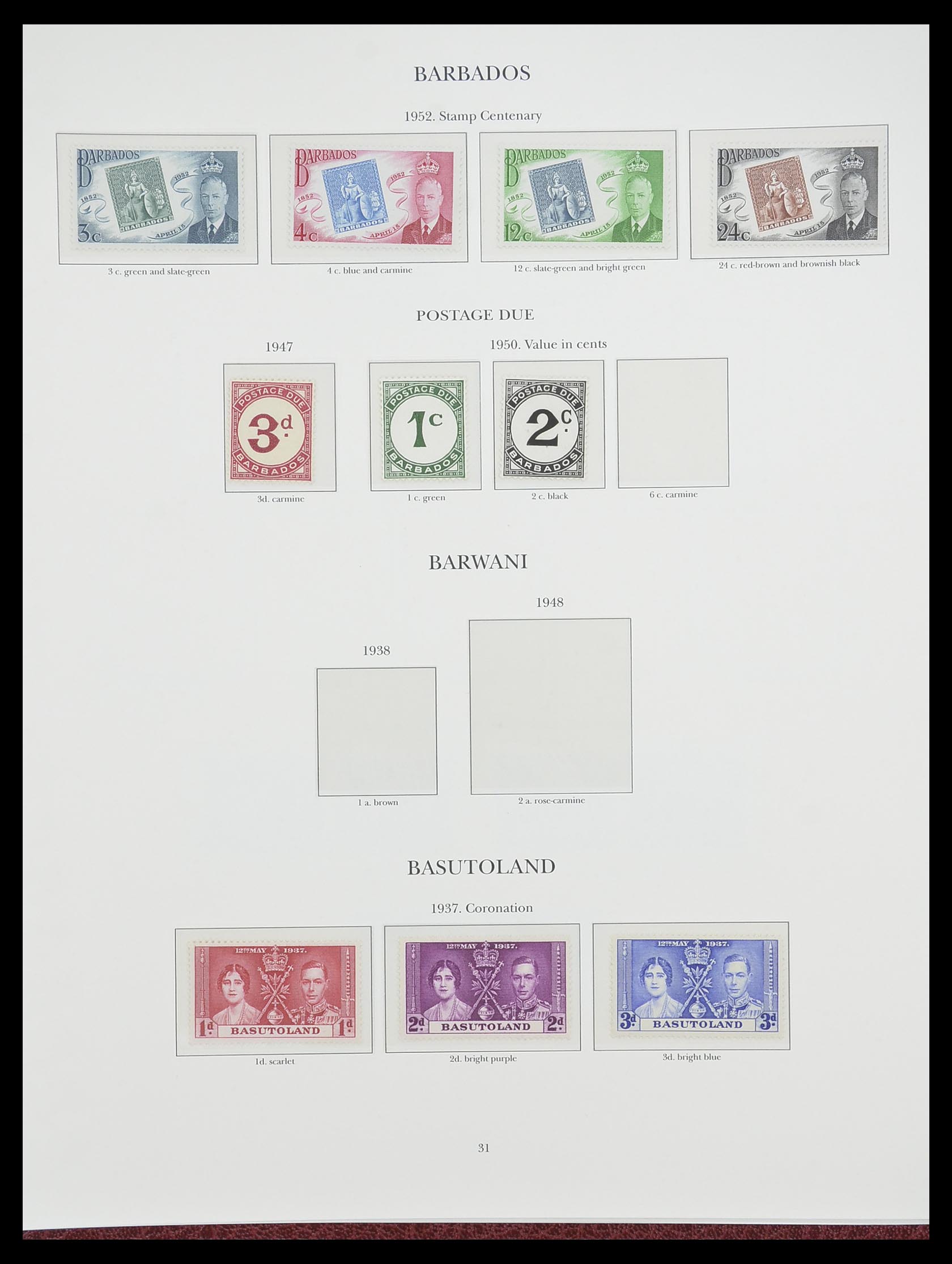 33665 026 - Postzegelverzameling 33665 Brits Gemenebest 1937-1952.