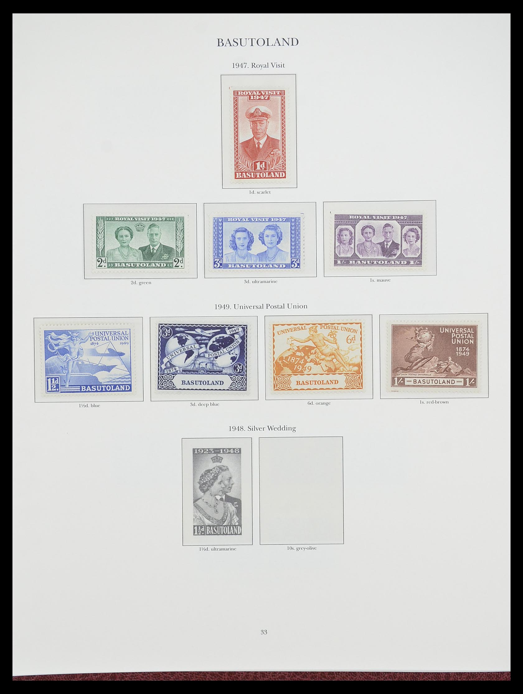 33665 028 - Postzegelverzameling 33665 Brits Gemenebest 1937-1952.