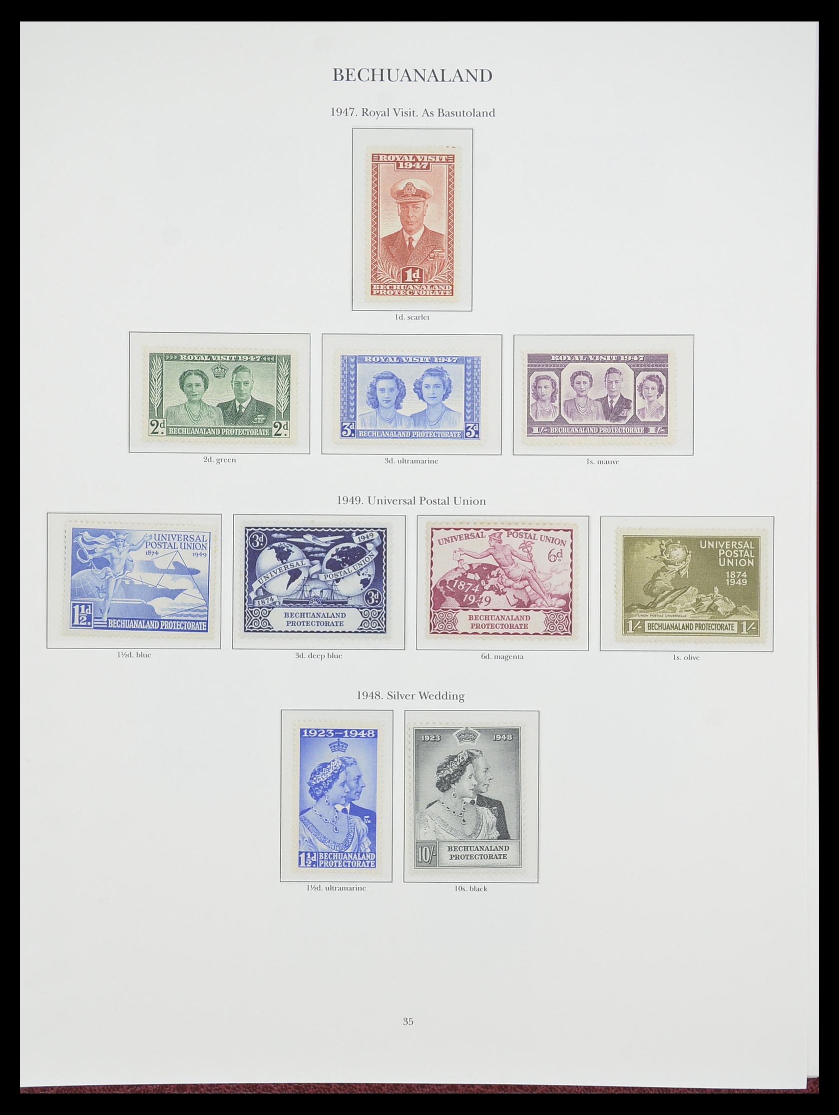 33665 030 - Postzegelverzameling 33665 Brits Gemenebest 1937-1952.