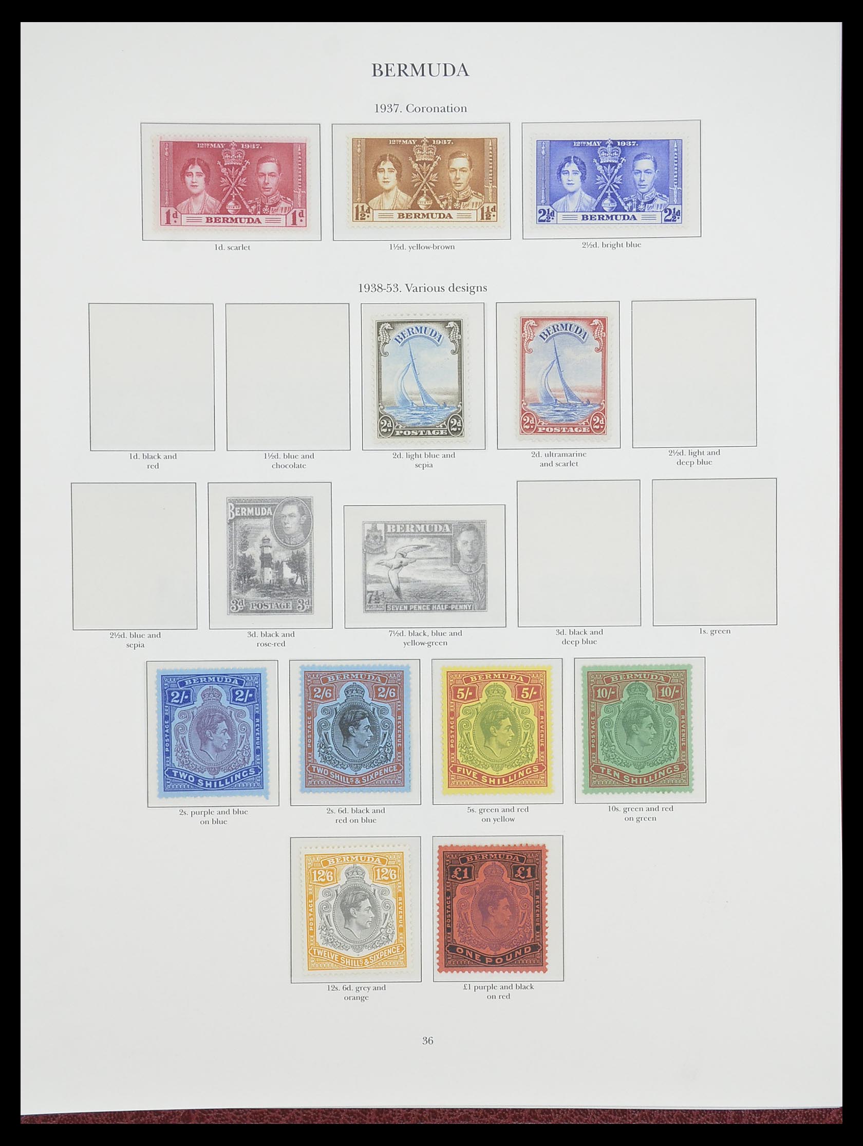 33665 031 - Postzegelverzameling 33665 Brits Gemenebest 1937-1952.