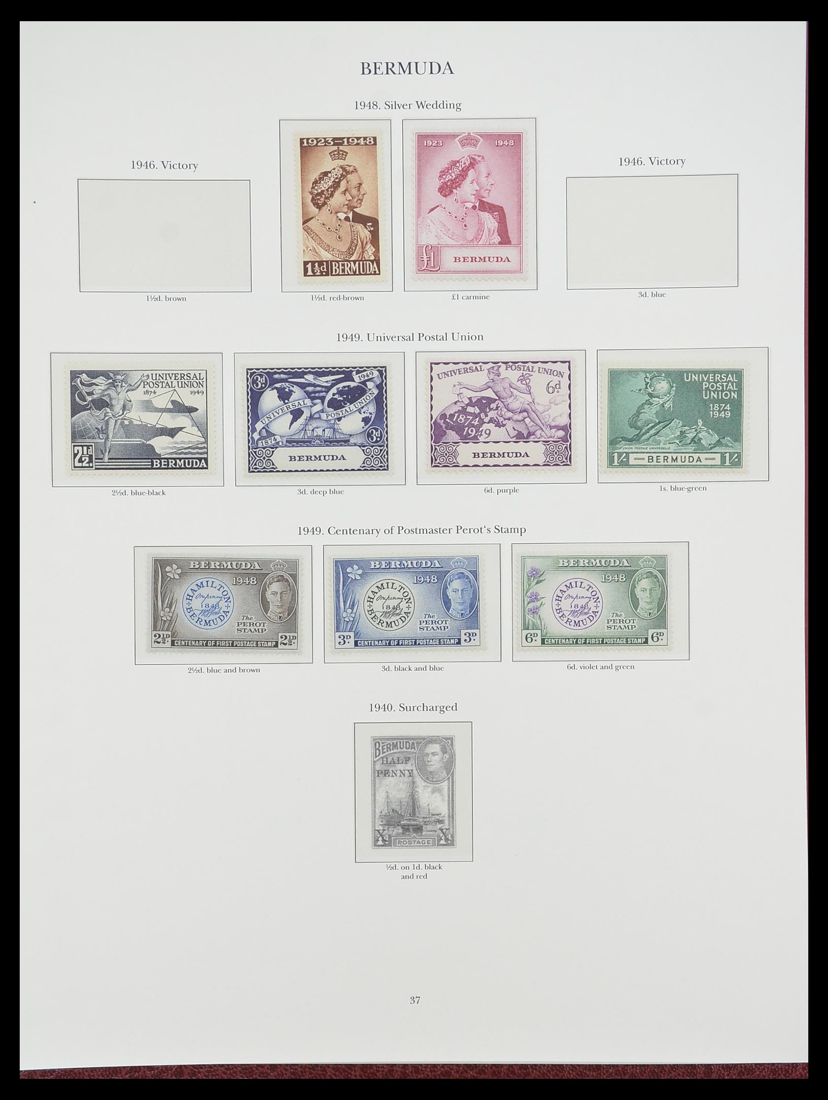 33665 032 - Postzegelverzameling 33665 Brits Gemenebest 1937-1952.