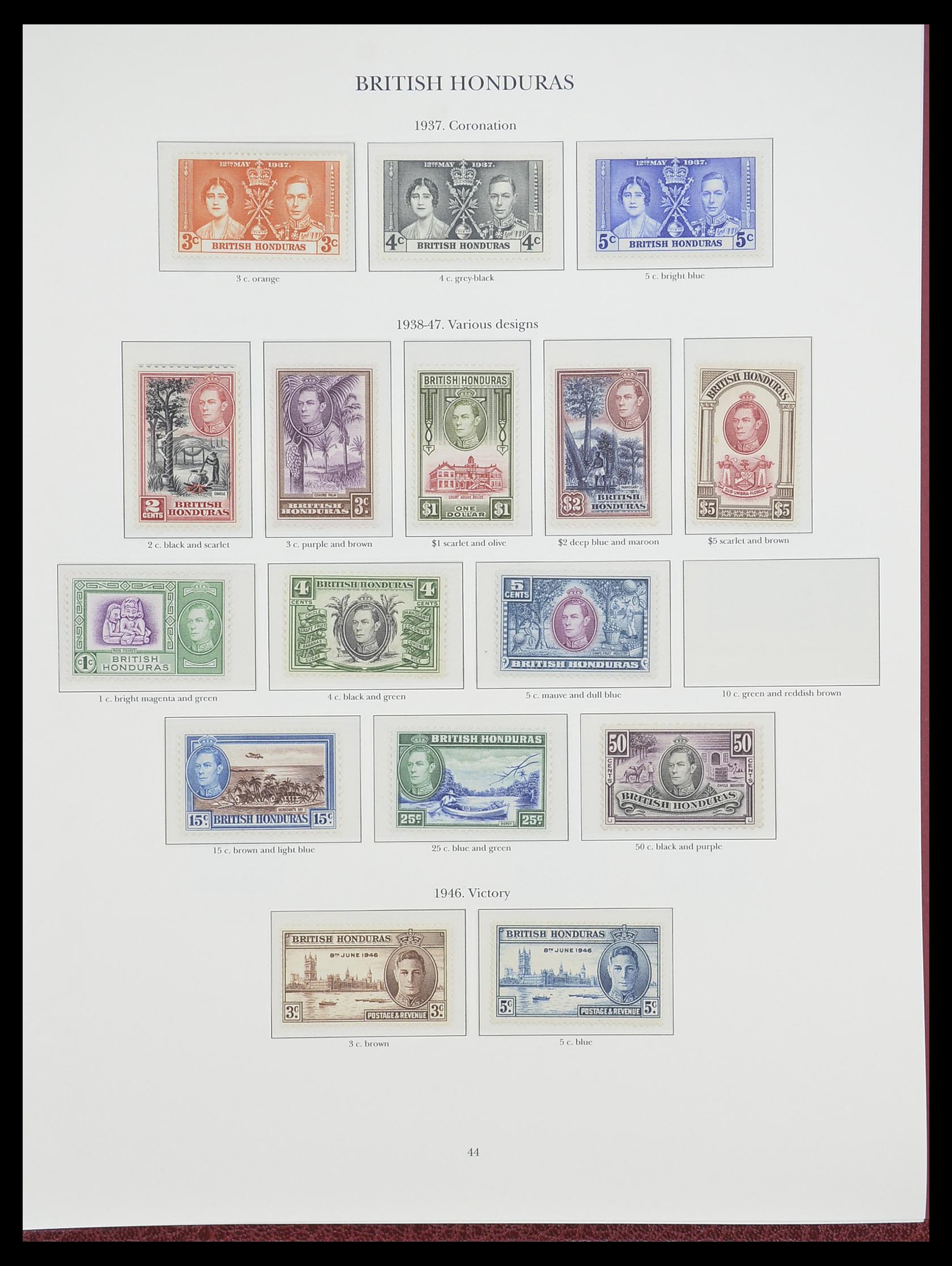 33665 036 - Postzegelverzameling 33665 Brits Gemenebest 1937-1952.