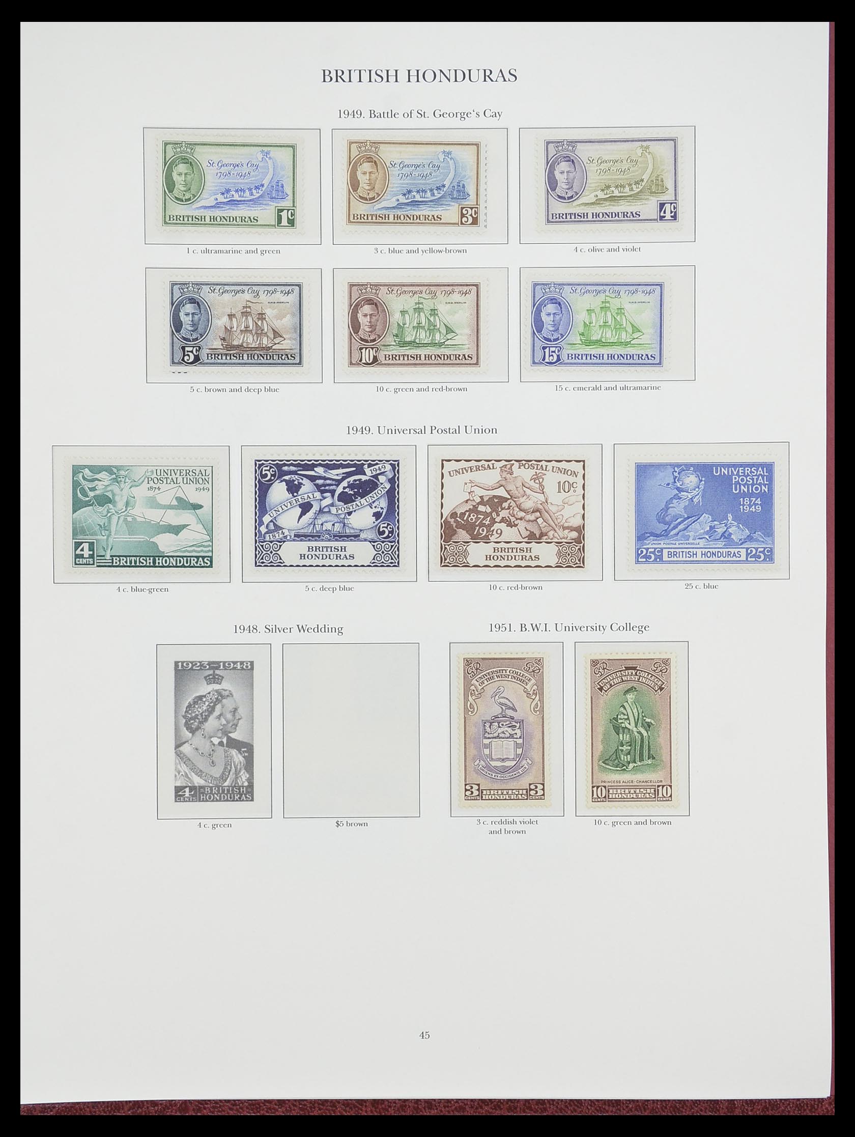 33665 037 - Postzegelverzameling 33665 Brits Gemenebest 1937-1952.