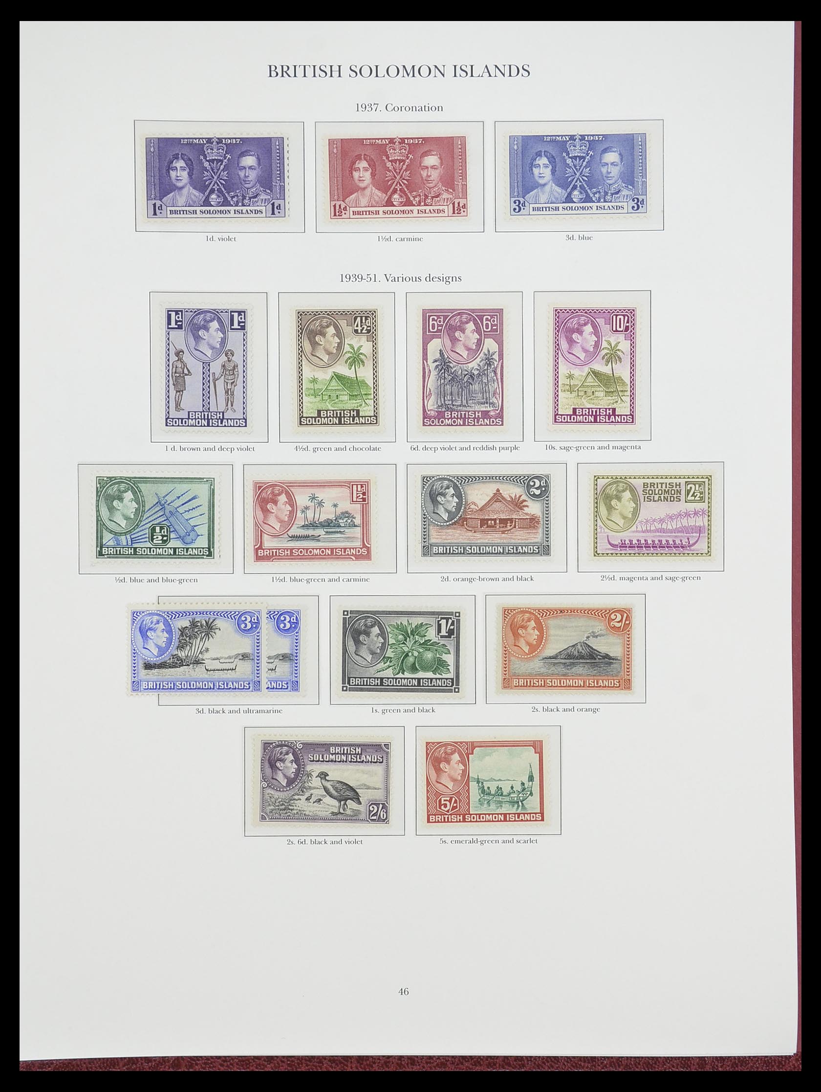 33665 038 - Postzegelverzameling 33665 Brits Gemenebest 1937-1952.