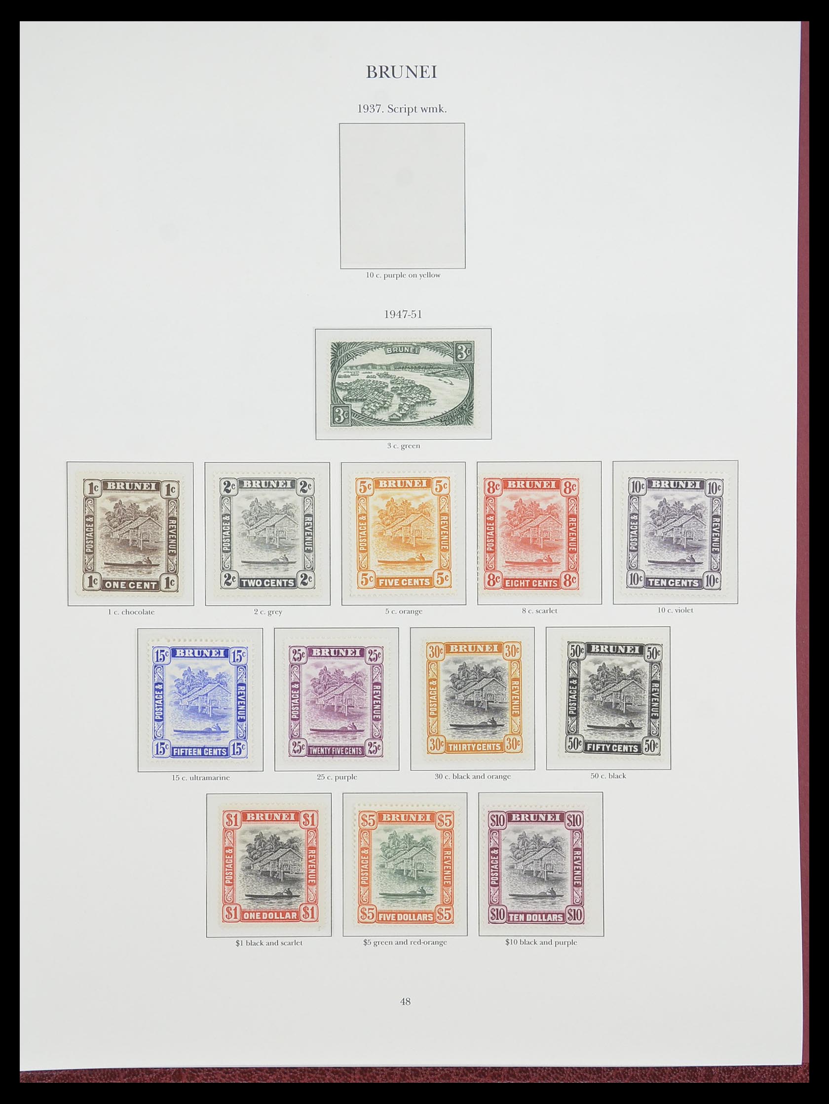 33665 040 - Postzegelverzameling 33665 Brits Gemenebest 1937-1952.