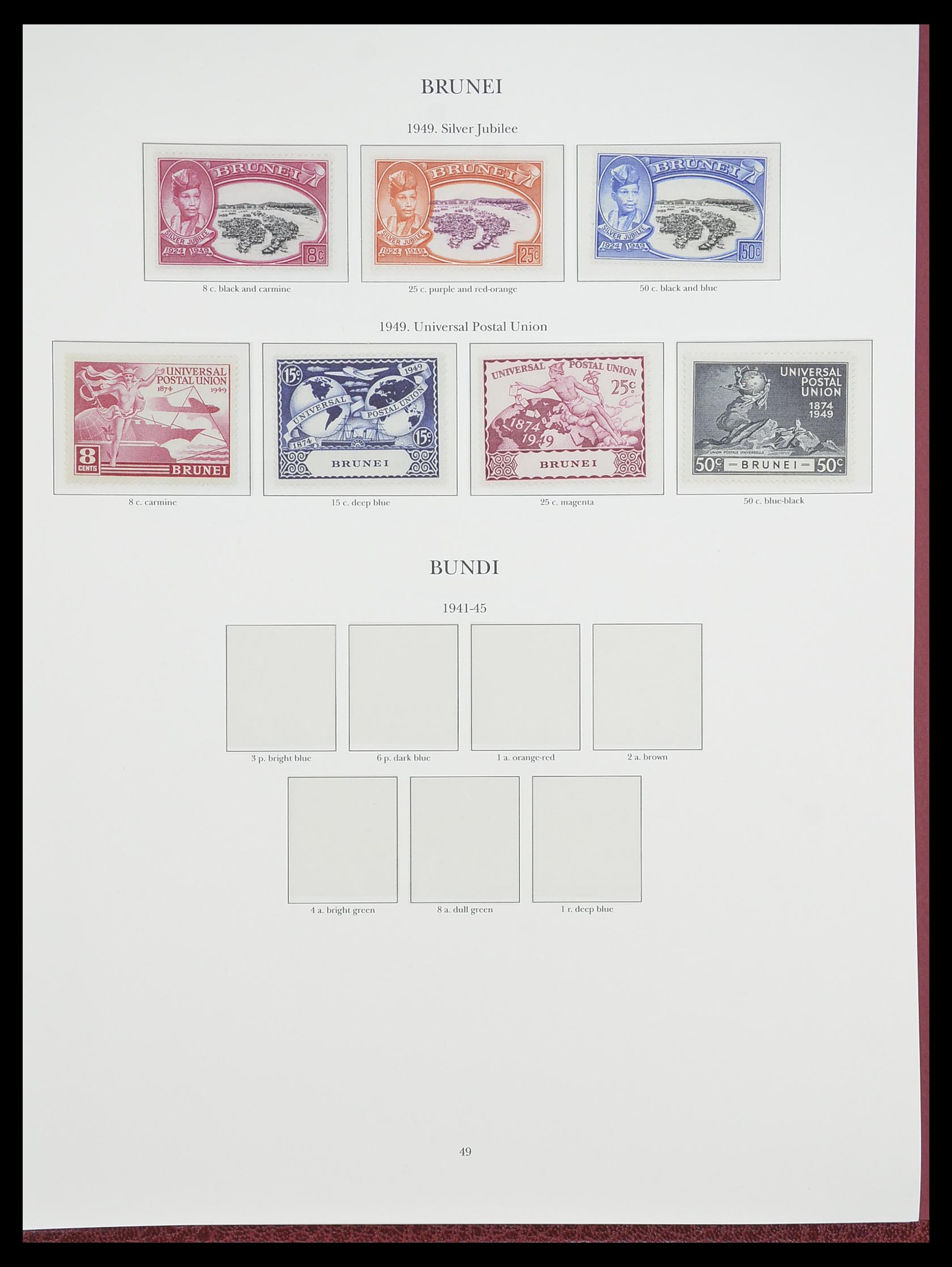33665 041 - Postzegelverzameling 33665 Brits Gemenebest 1937-1952.