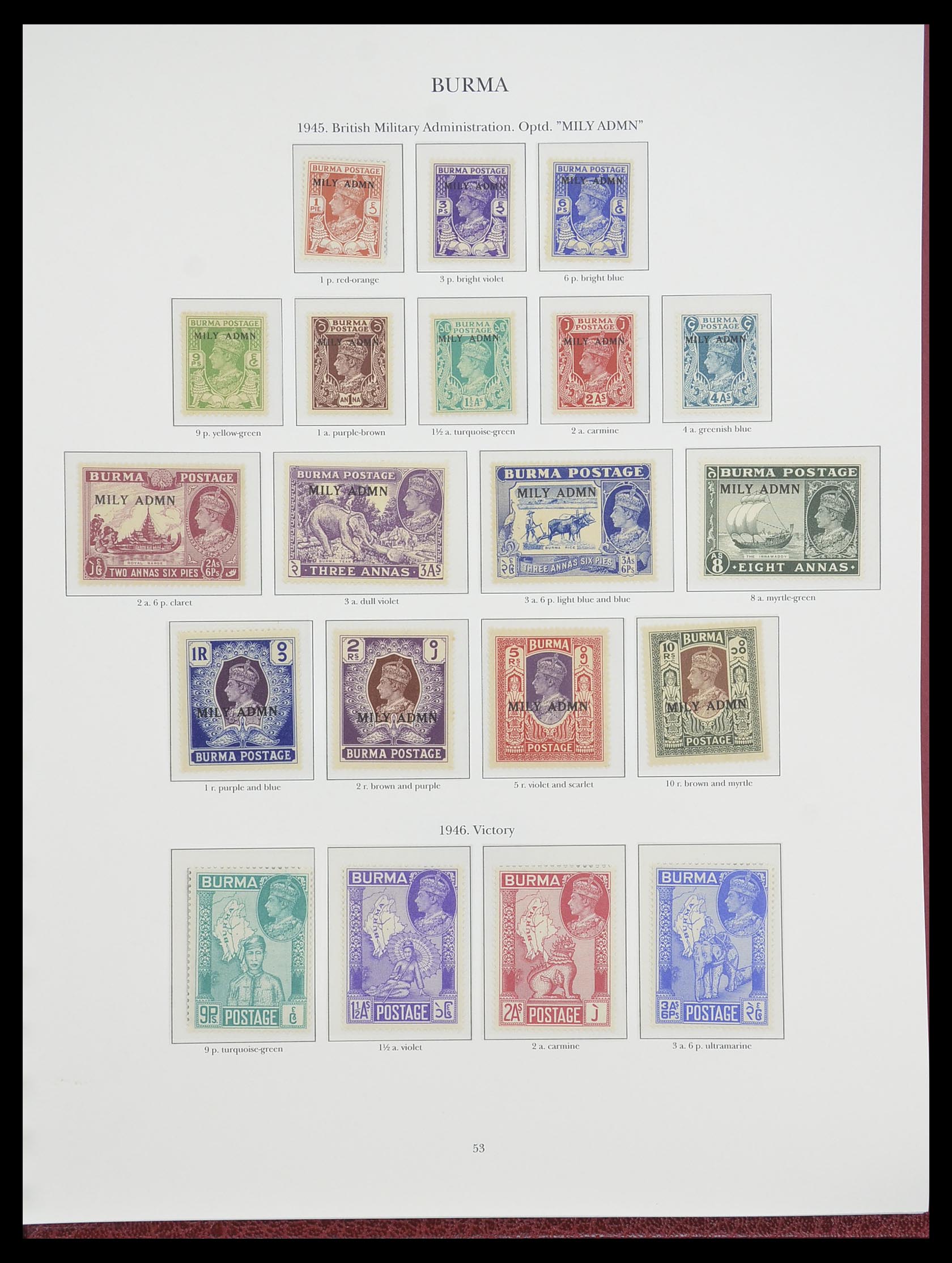33665 042 - Postzegelverzameling 33665 Brits Gemenebest 1937-1952.
