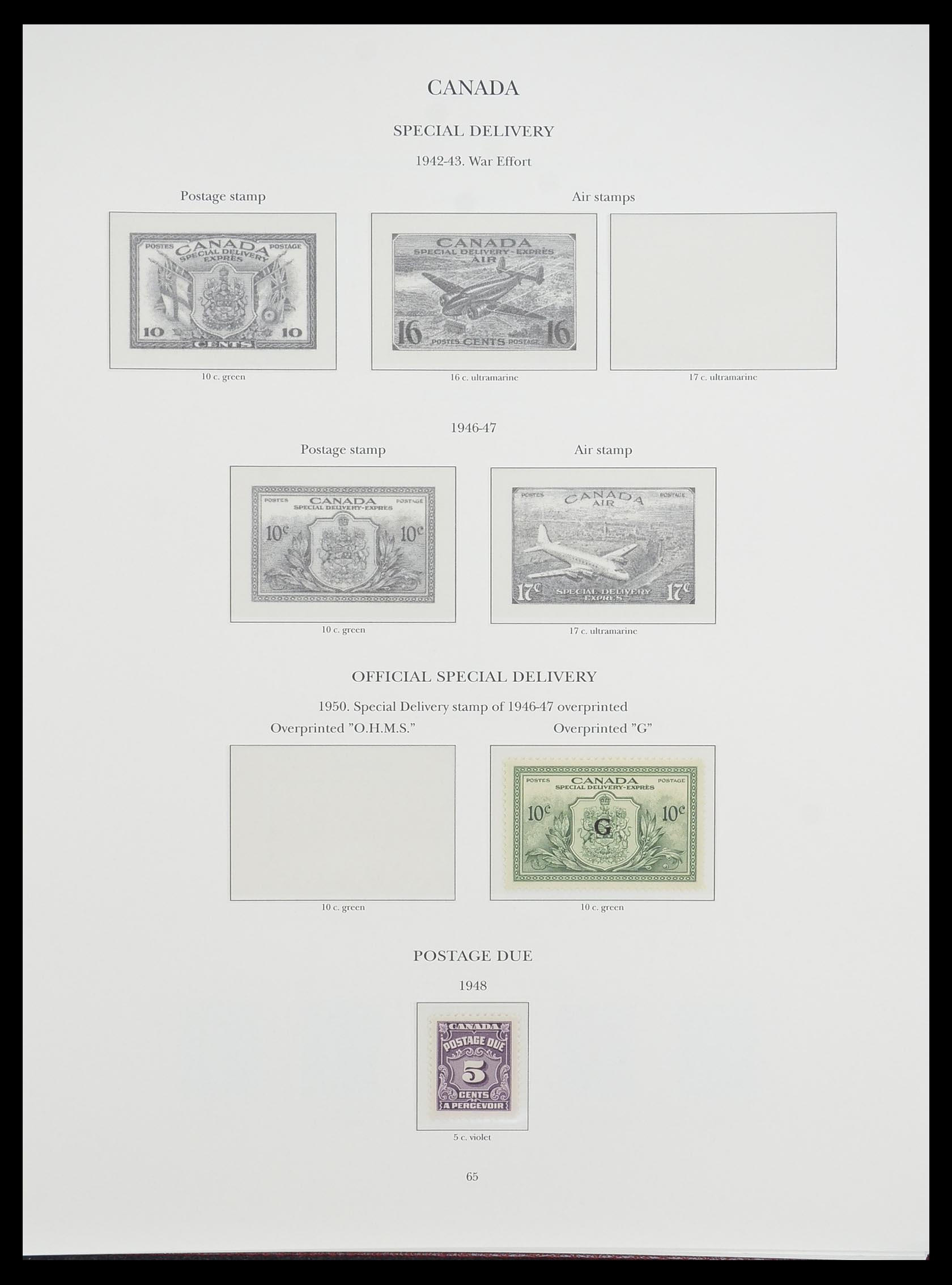 33665 046 - Stamp collection 33665 British Commonwealth 1937-1952.