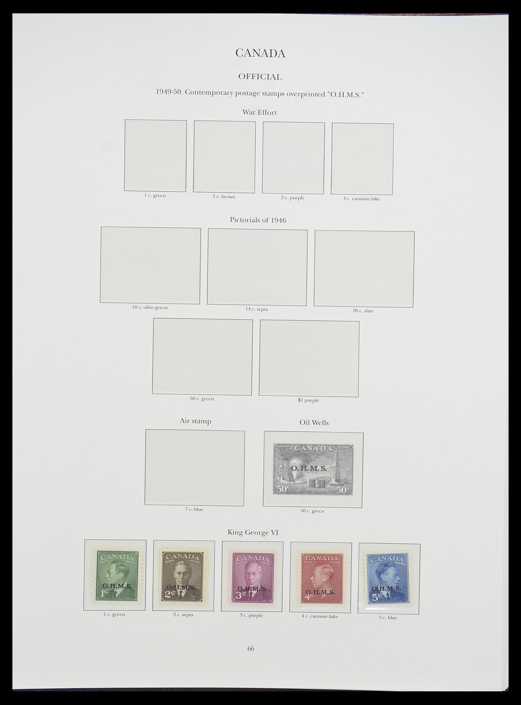 33665 047 - Postzegelverzameling 33665 Brits Gemenebest 1937-1952.