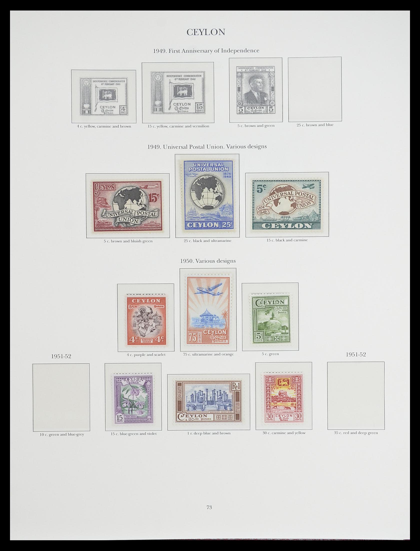 33665 053 - Postzegelverzameling 33665 Brits Gemenebest 1937-1952.