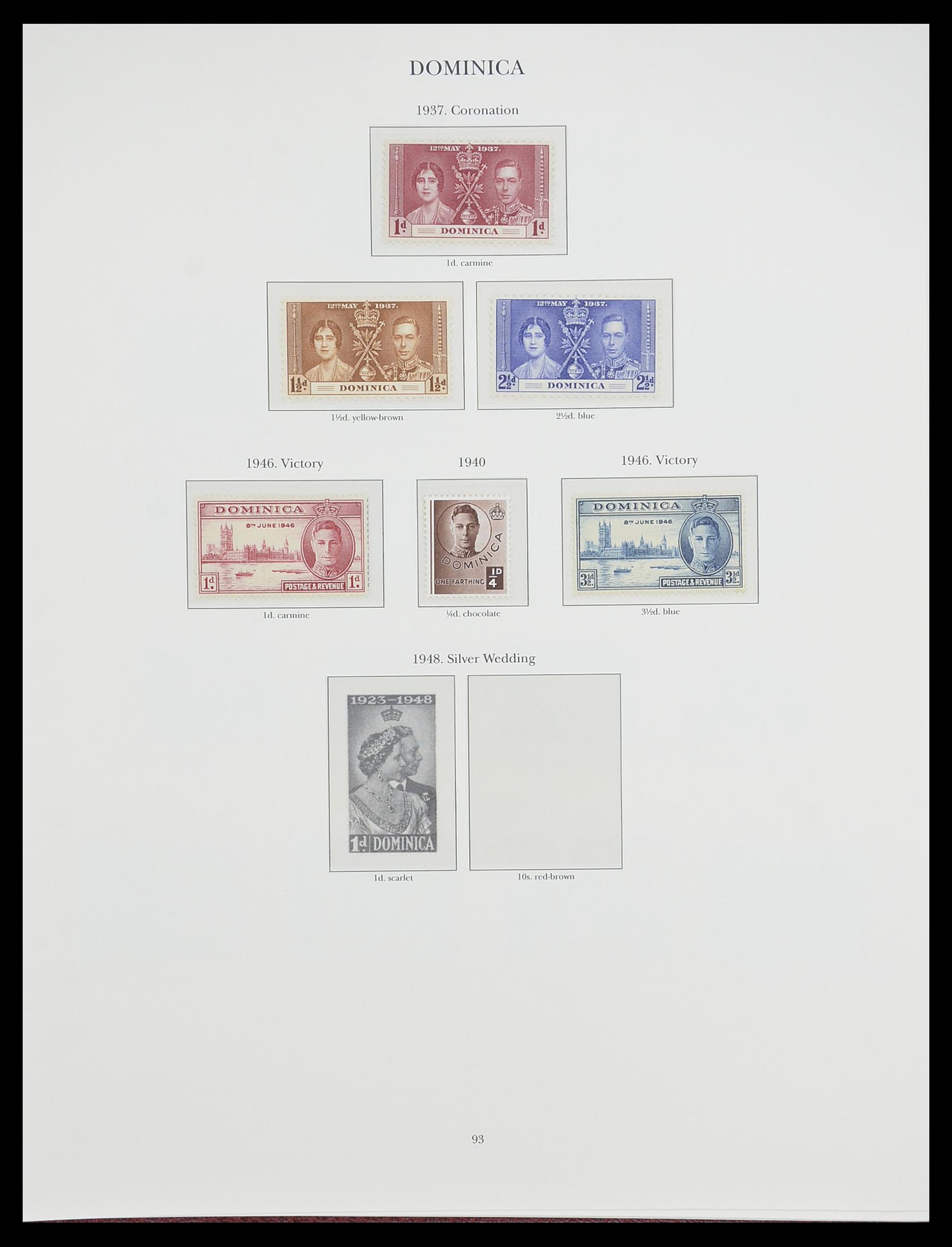 33665 063 - Postzegelverzameling 33665 Brits Gemenebest 1937-1952.