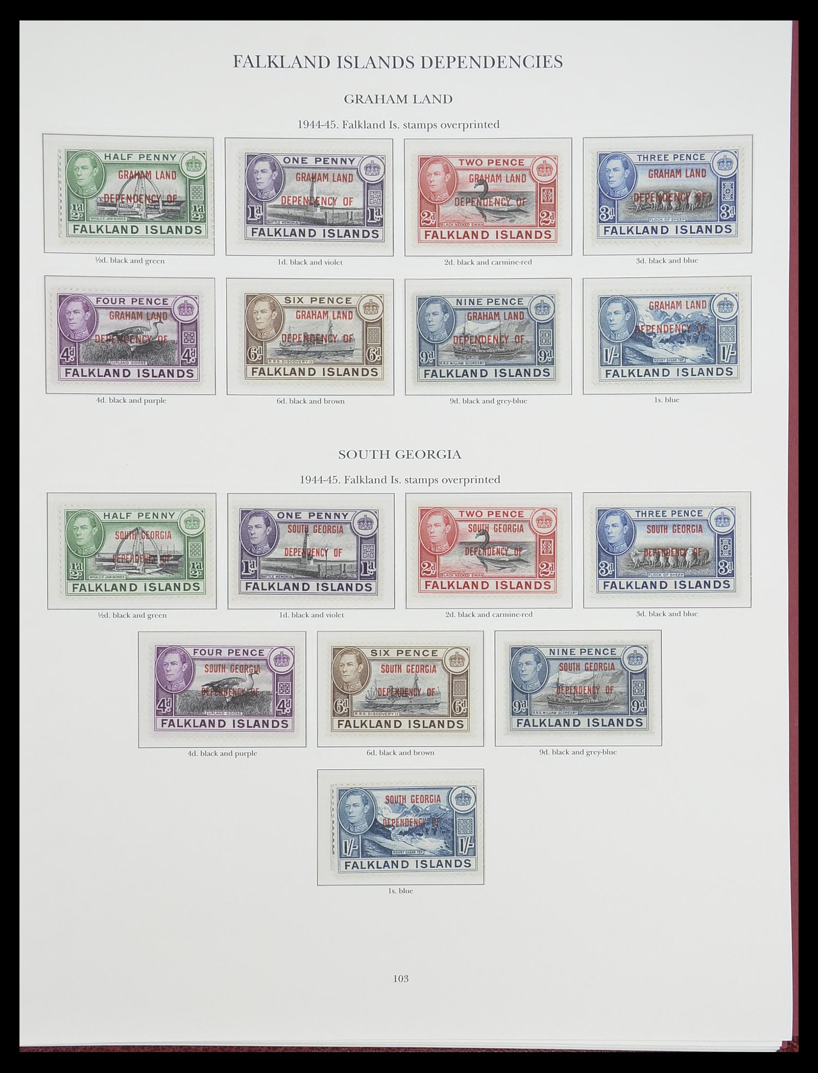 33665 068 - Stamp collection 33665 British Commonwealth 1937-1952.