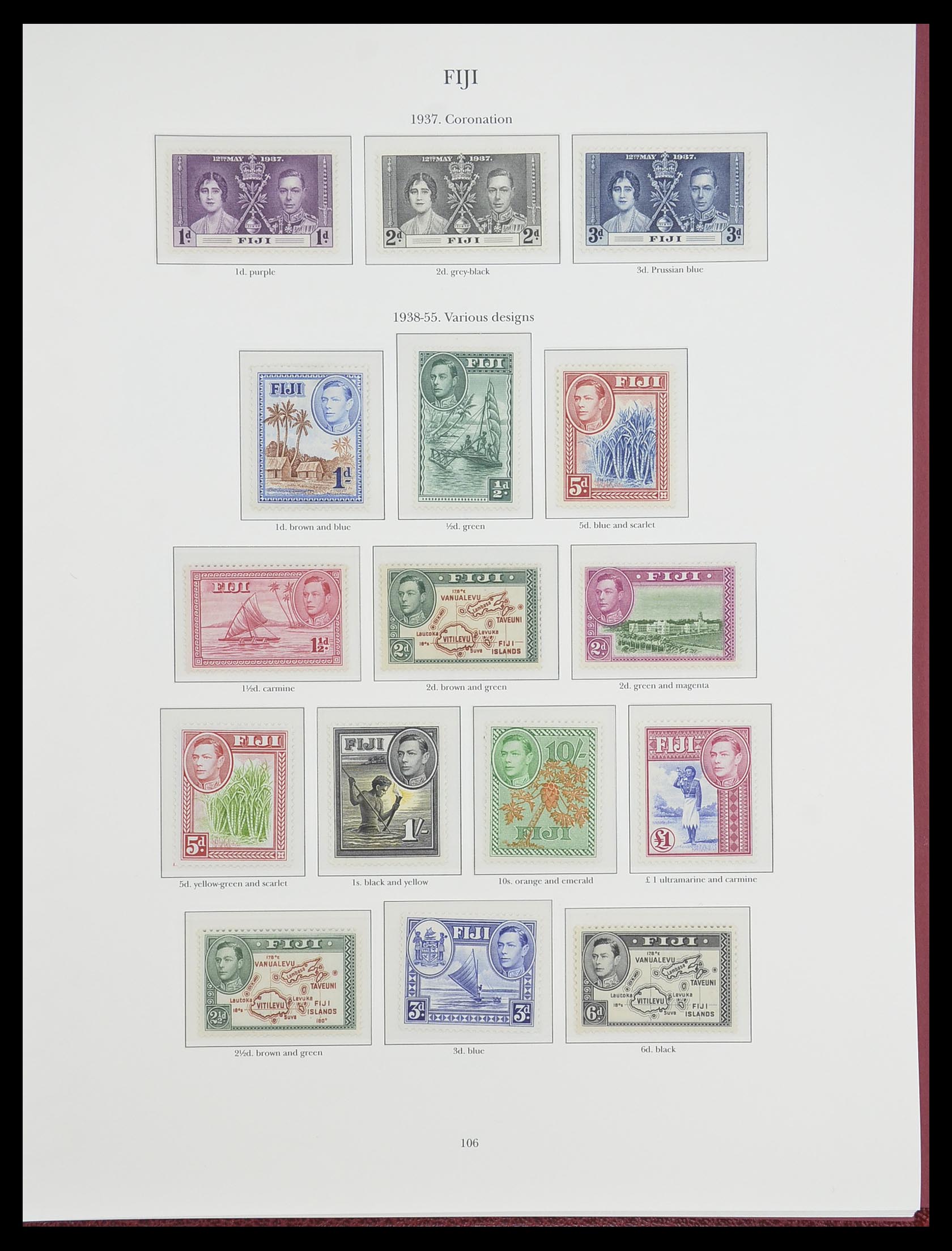 33665 071 - Postzegelverzameling 33665 Brits Gemenebest 1937-1952.