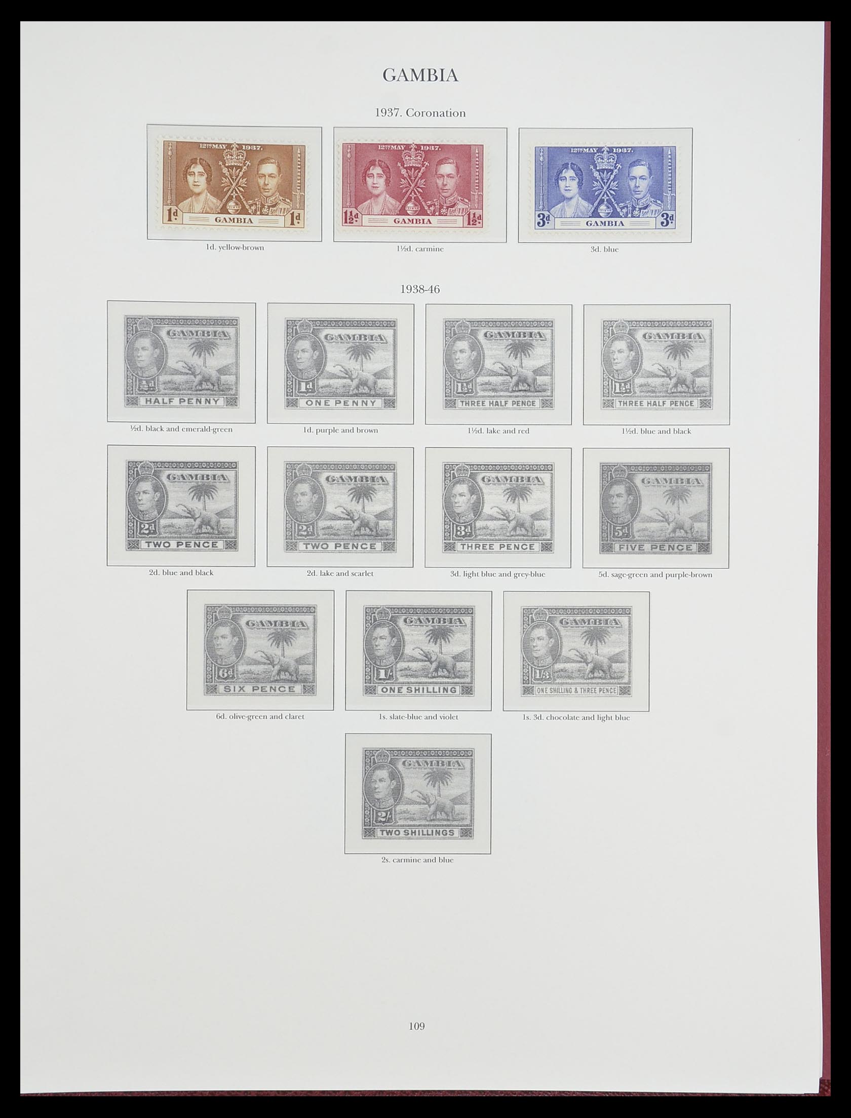 33665 074 - Postzegelverzameling 33665 Brits Gemenebest 1937-1952.