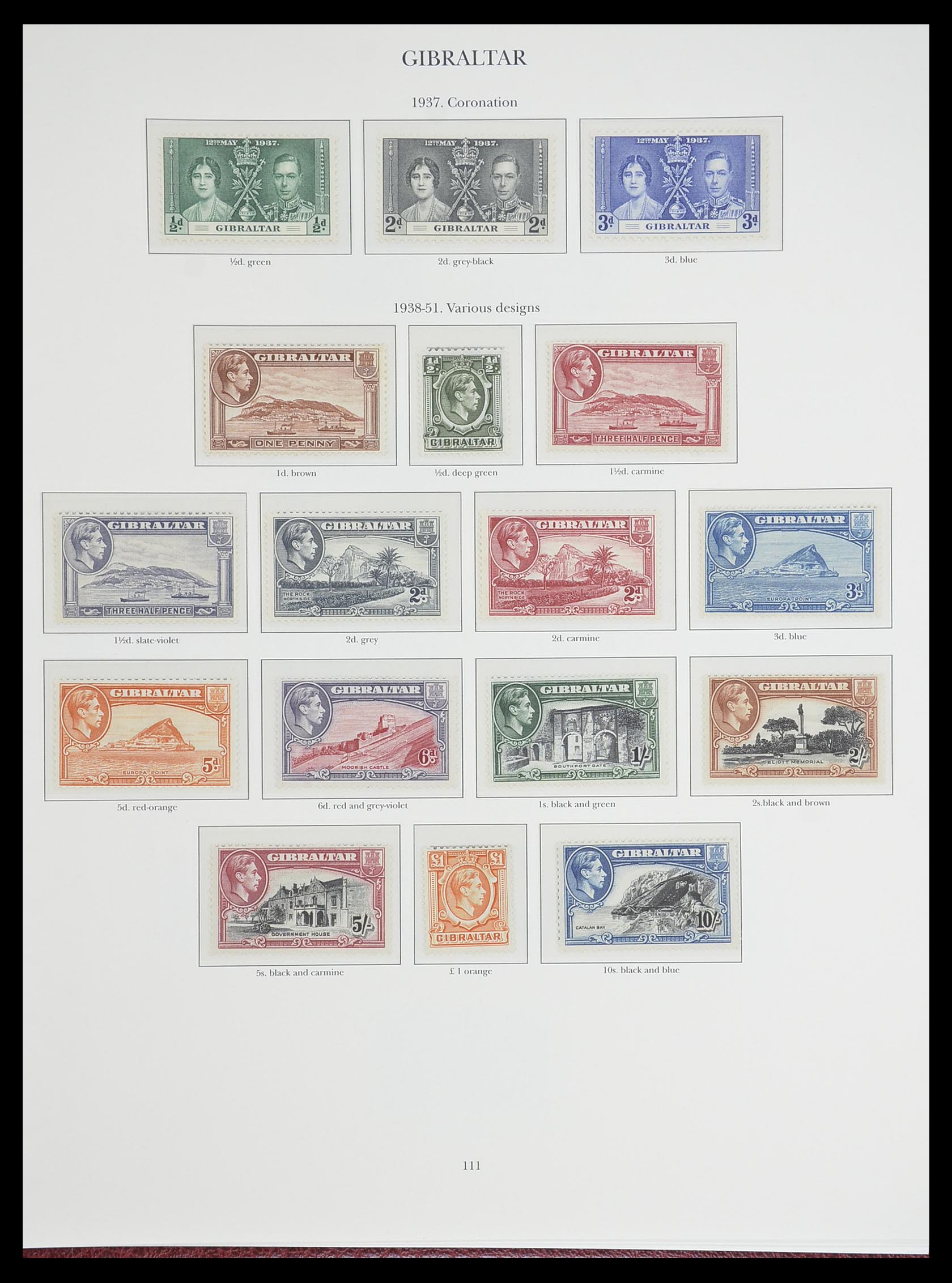 33665 076 - Postzegelverzameling 33665 Brits Gemenebest 1937-1952.