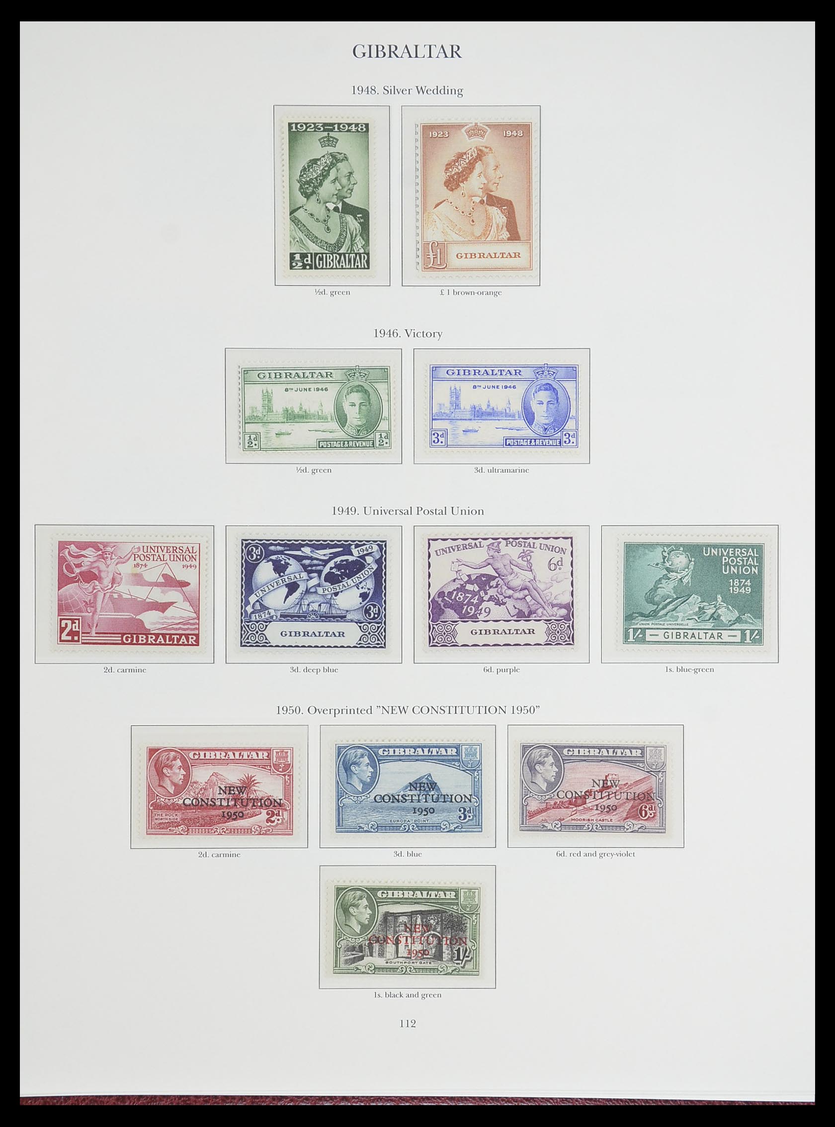 33665 077 - Postzegelverzameling 33665 Brits Gemenebest 1937-1952.