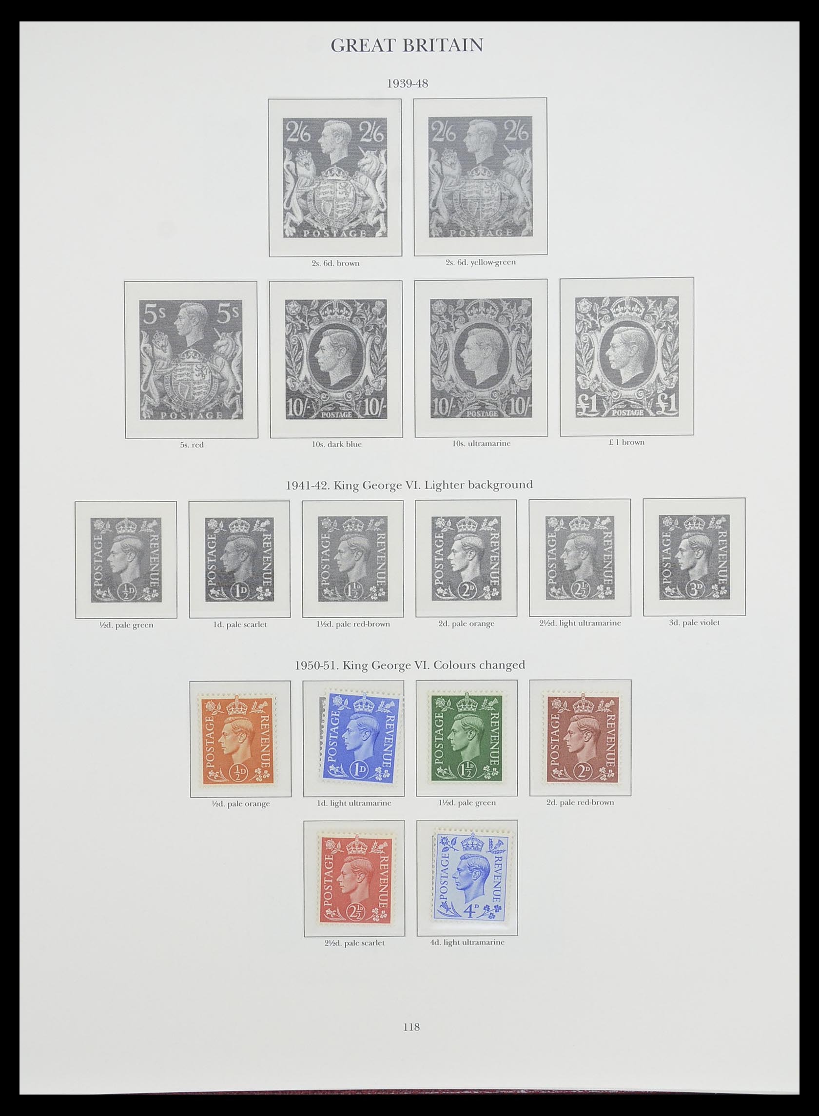 33665 082 - Postzegelverzameling 33665 Brits Gemenebest 1937-1952.