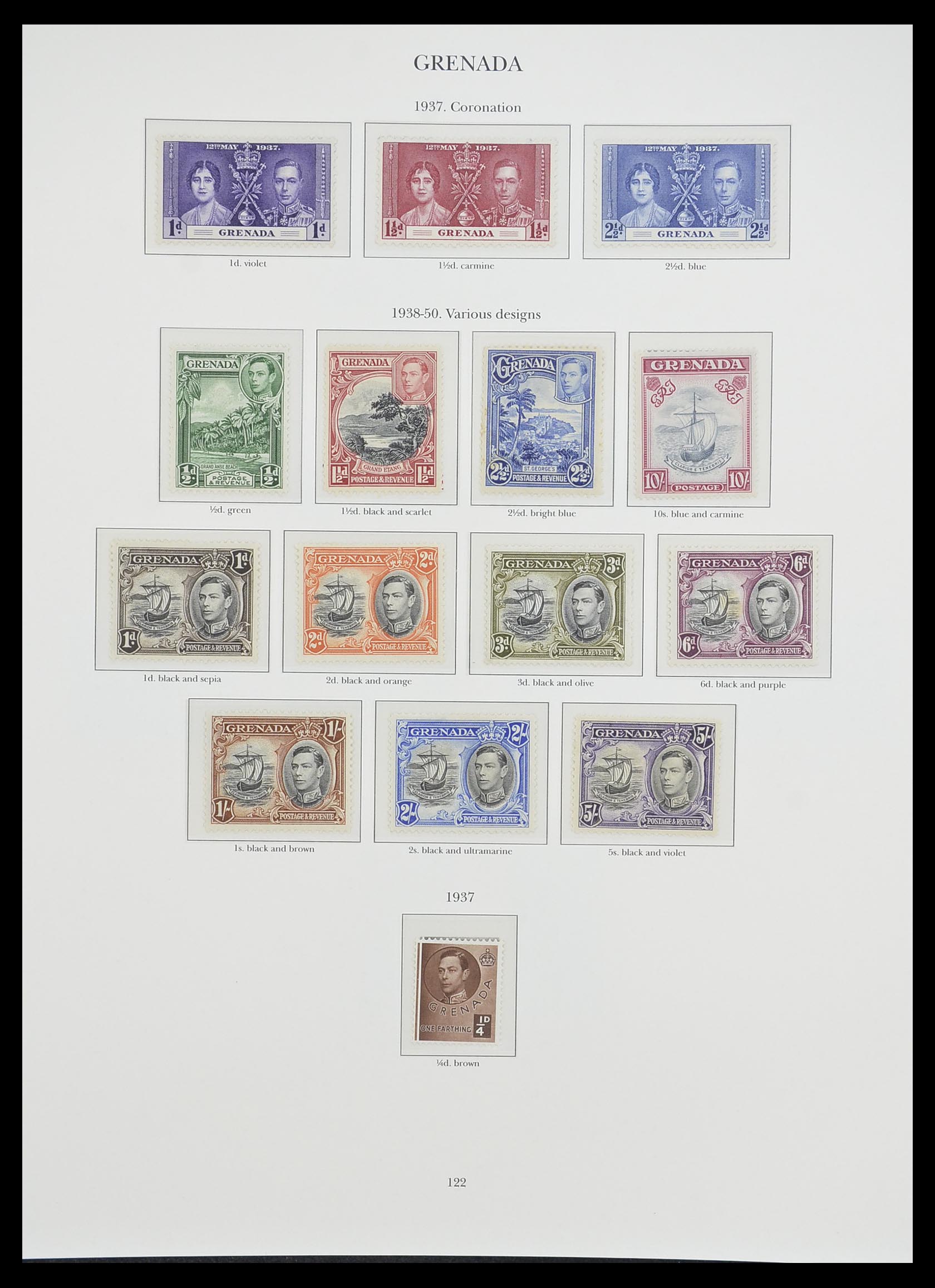 33665 084 - Stamp collection 33665 British Commonwealth 1937-1952.