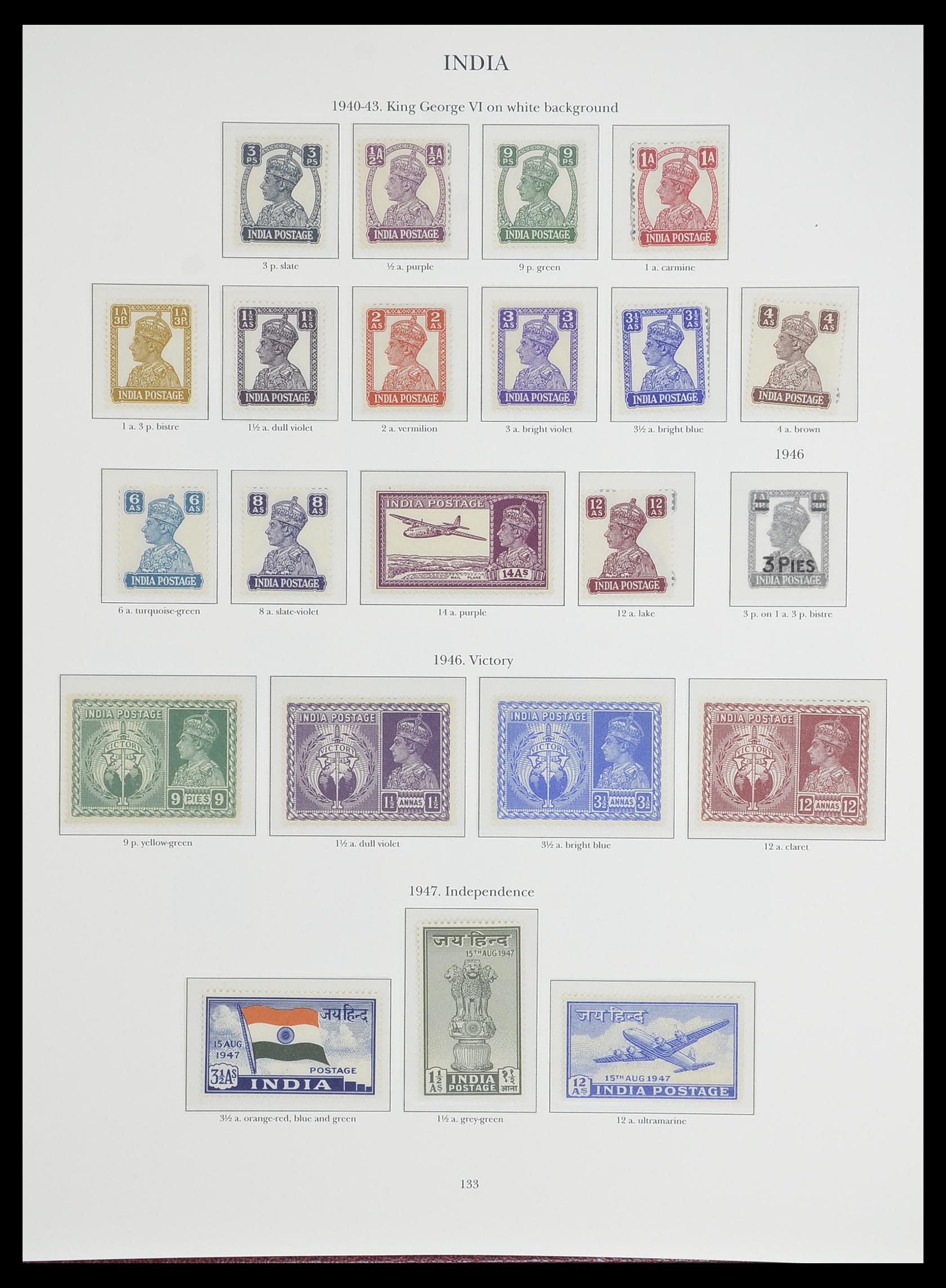 33665 091 - Postzegelverzameling 33665 Brits Gemenebest 1937-1952.