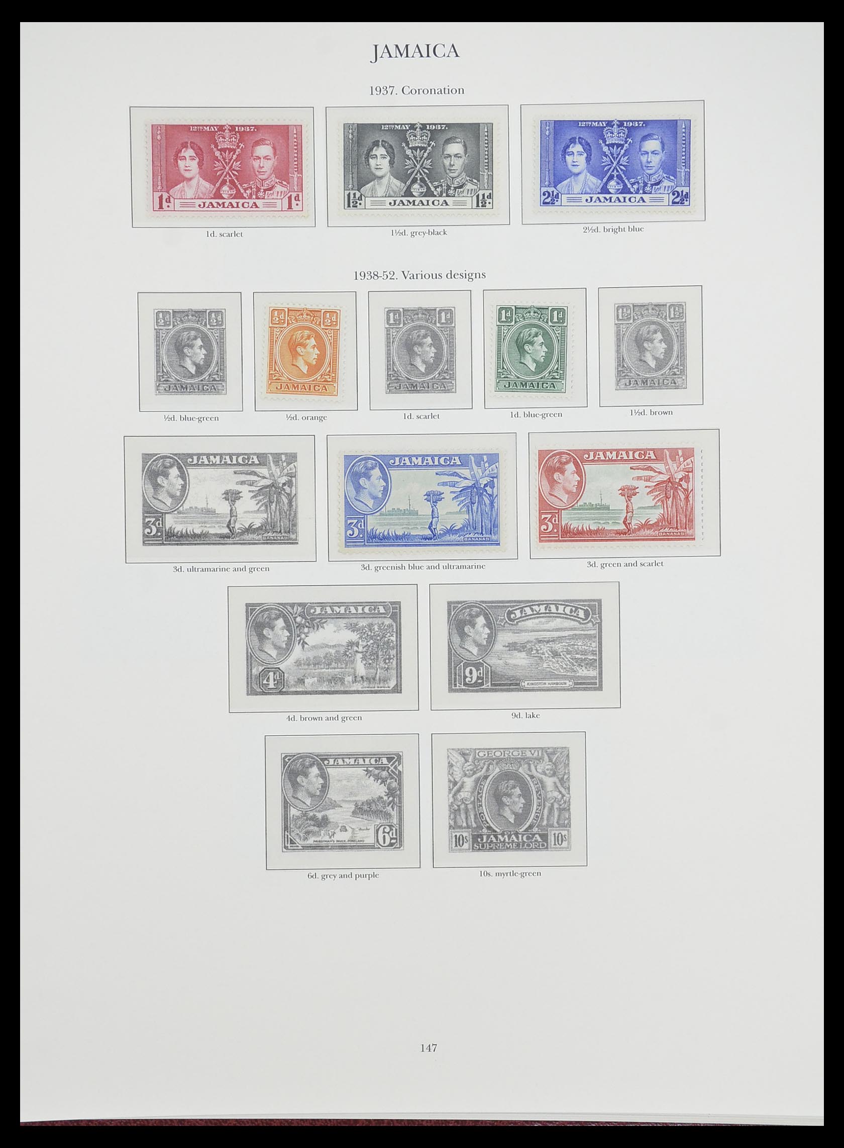 33665 103 - Postzegelverzameling 33665 Brits Gemenebest 1937-1952.