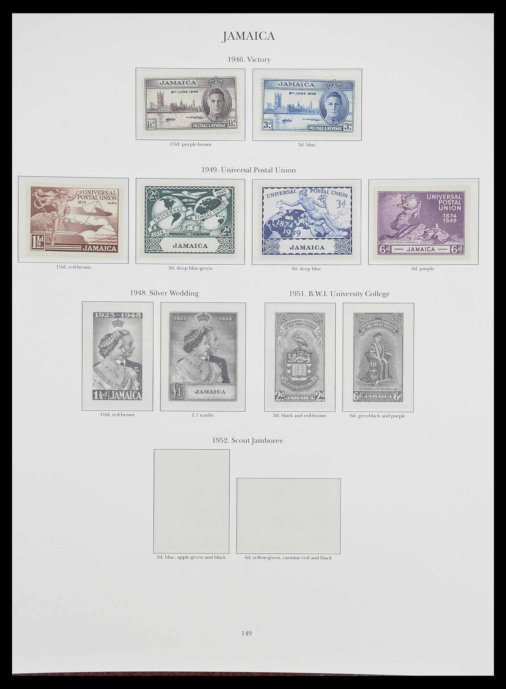 33665 105 - Postzegelverzameling 33665 Brits Gemenebest 1937-1952.