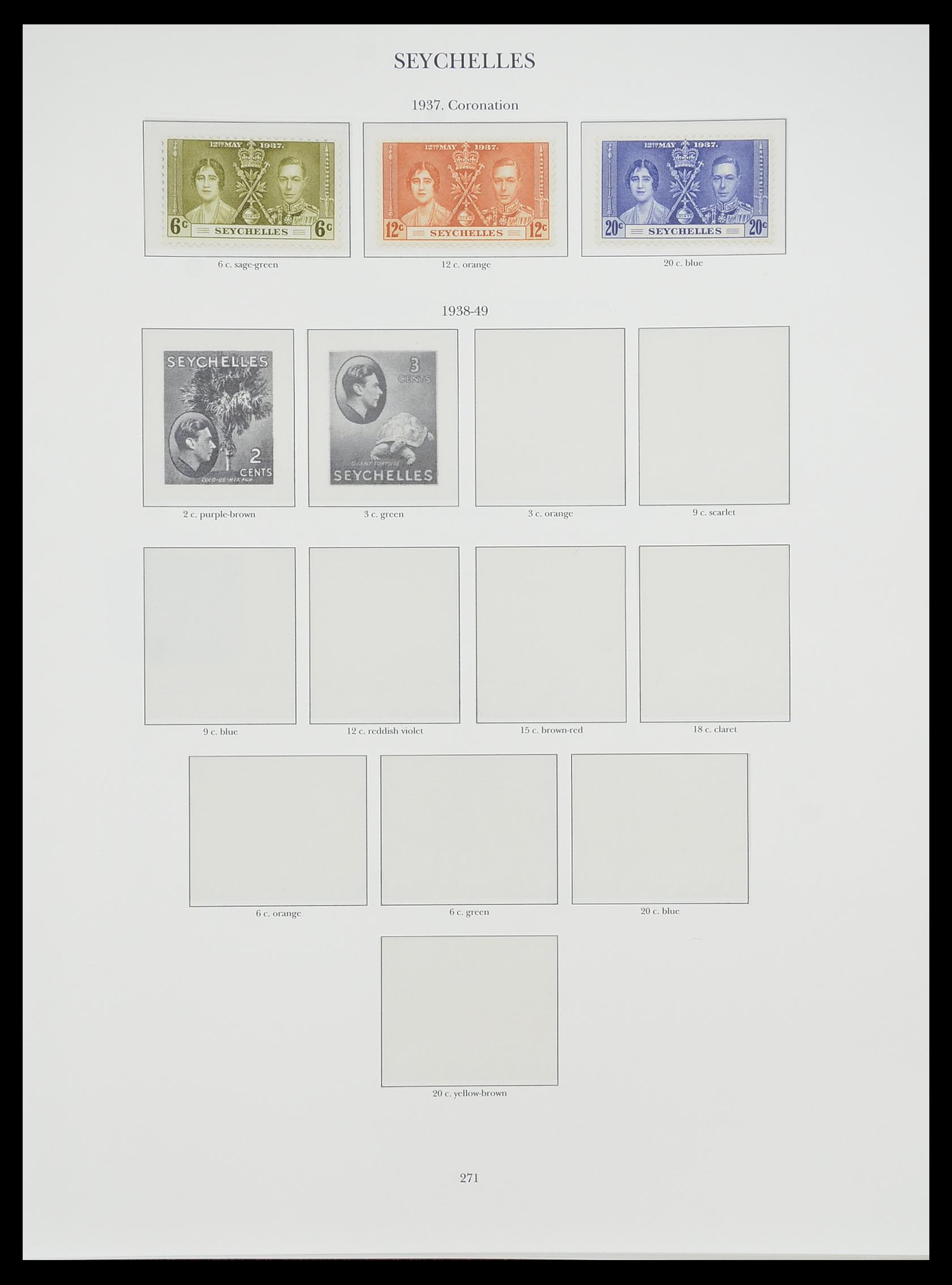 33665 202 - Postzegelverzameling 33665 Brits Gemenebest 1937-1952.