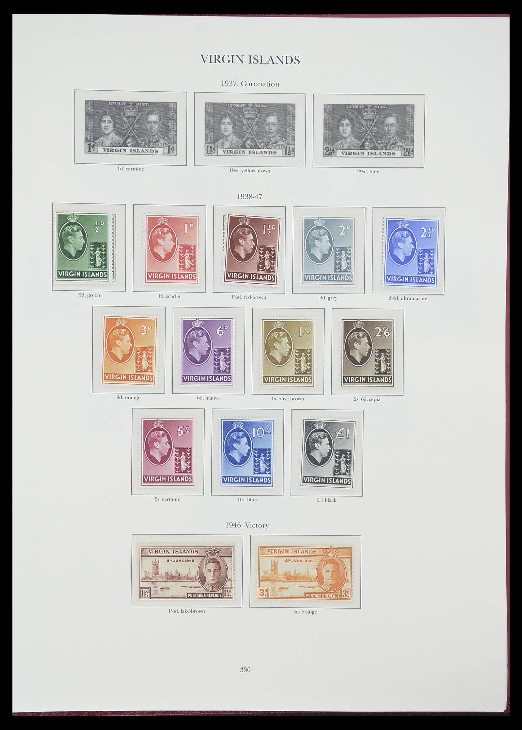 33665 241 - Postzegelverzameling 33665 Brits Gemenebest 1937-1952.