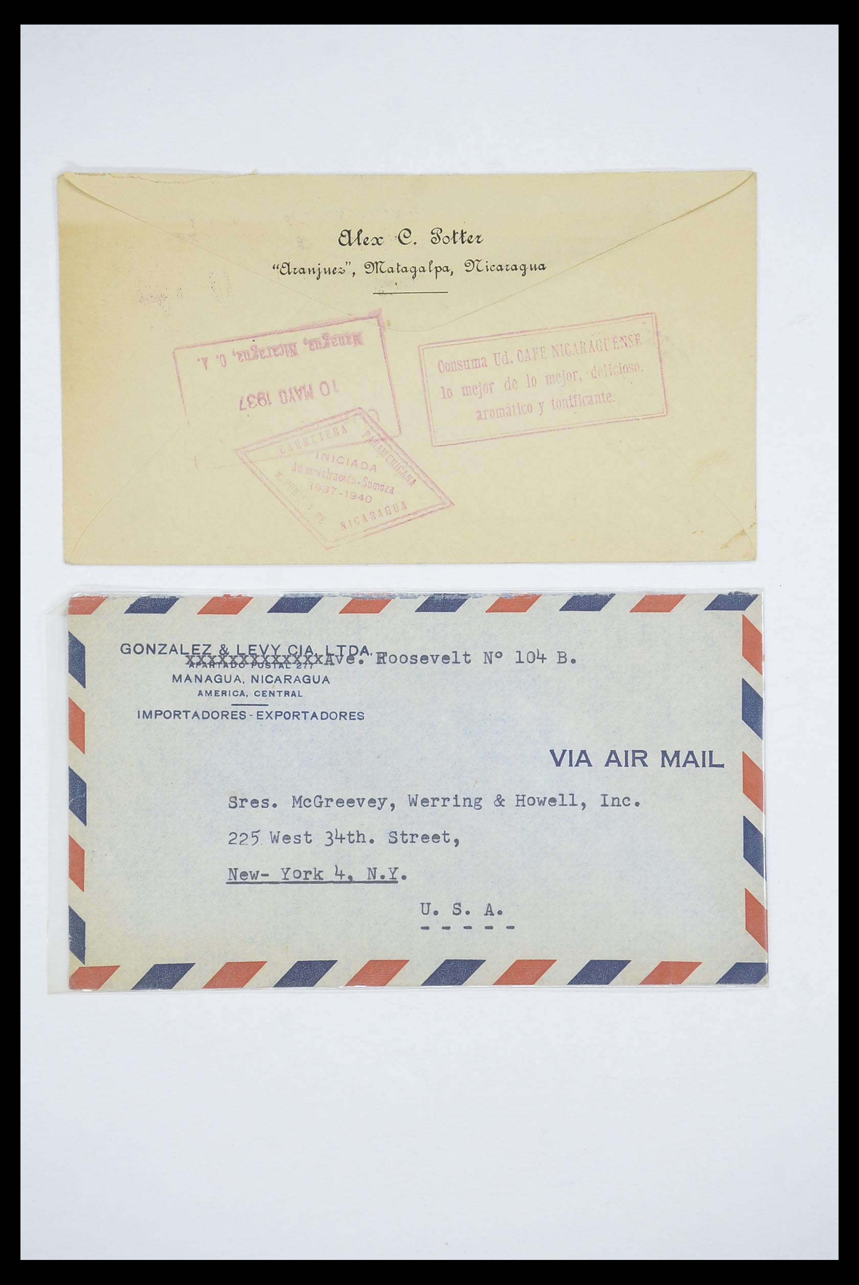 33667 016 - Postzegelverzameling 33667 Honkbal op brief 1918-1988.