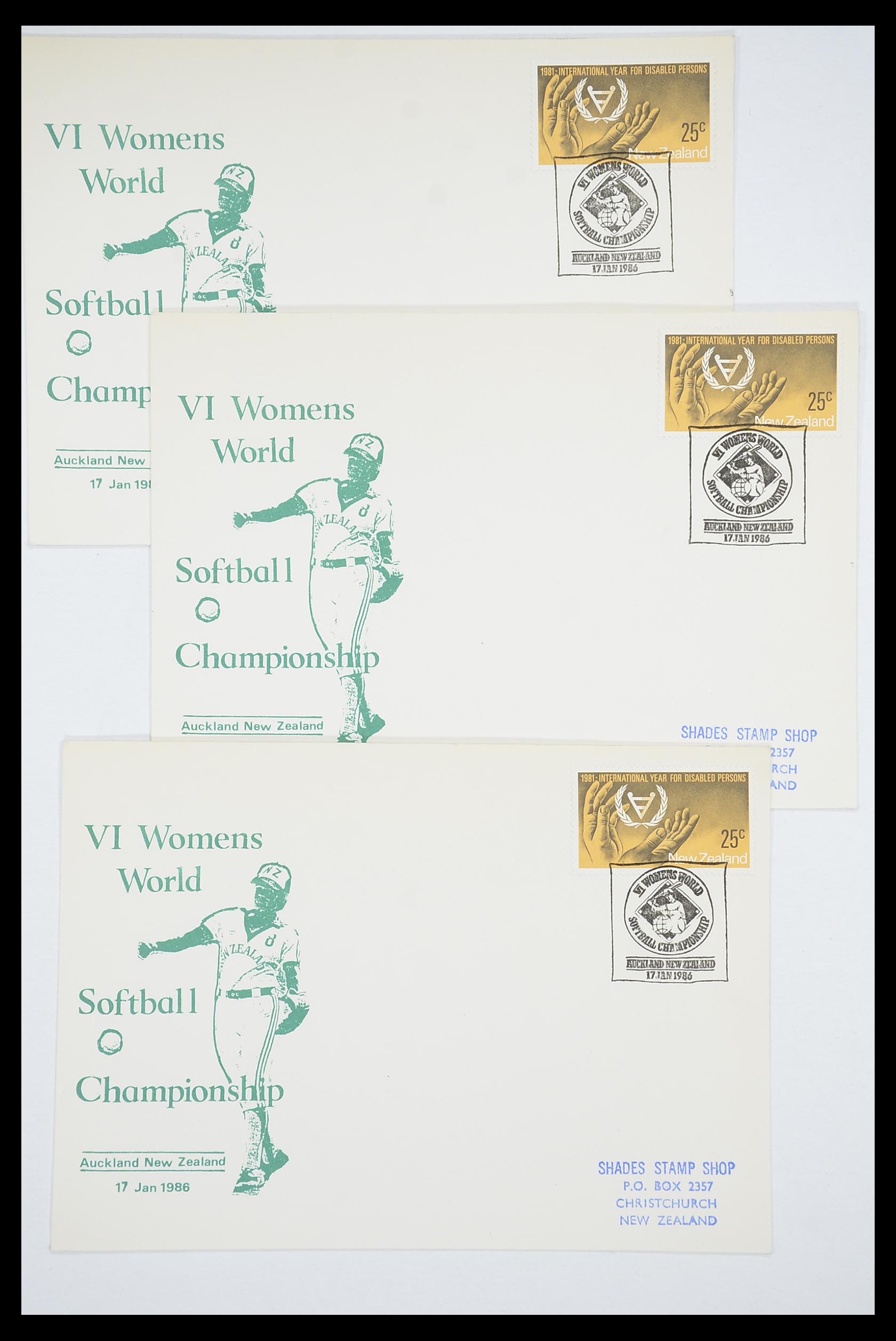 33667 026 - Postzegelverzameling 33667 Honkbal op brief 1918-1988.