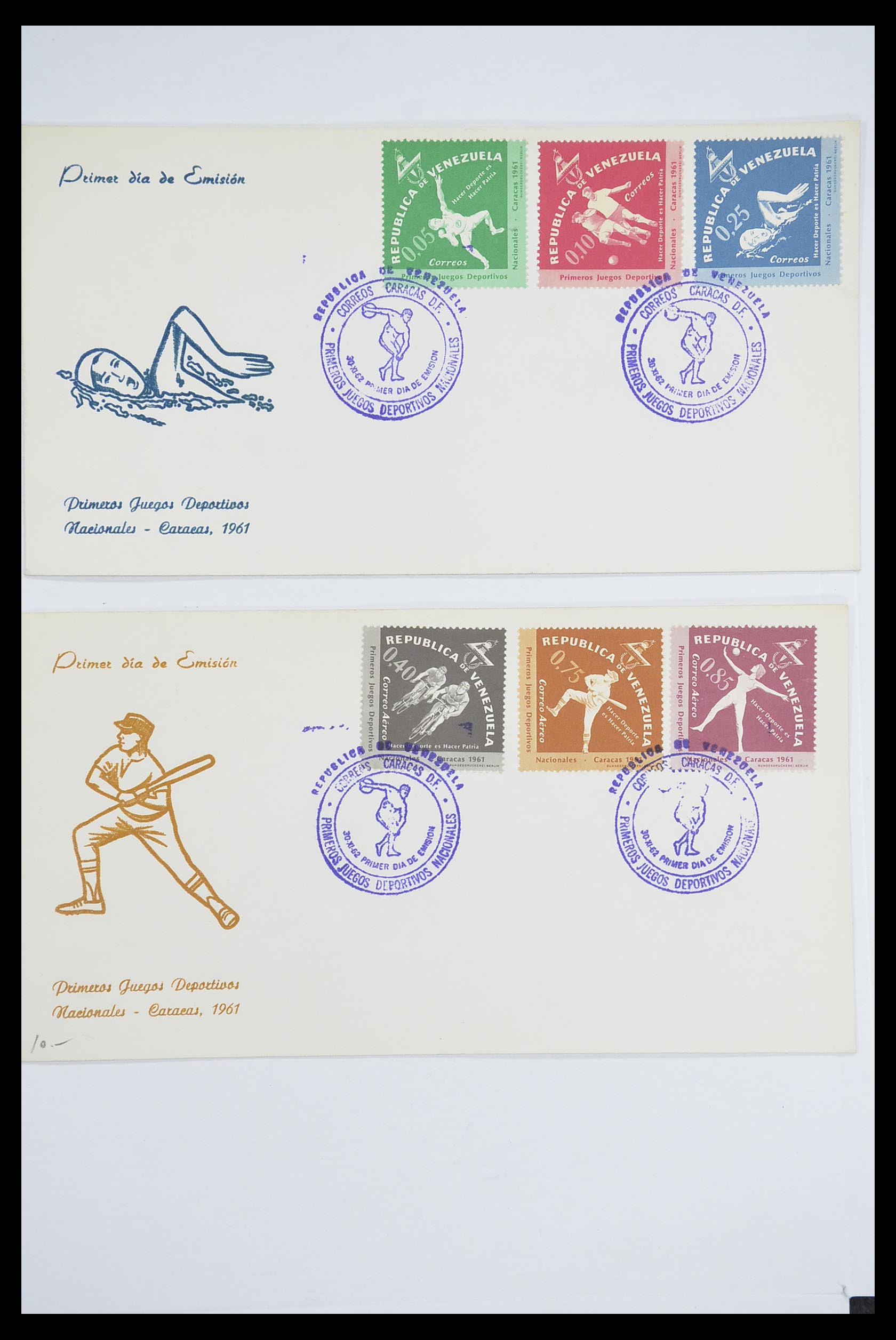 33667 101 - Postzegelverzameling 33667 Honkbal op brief 1918-1988.