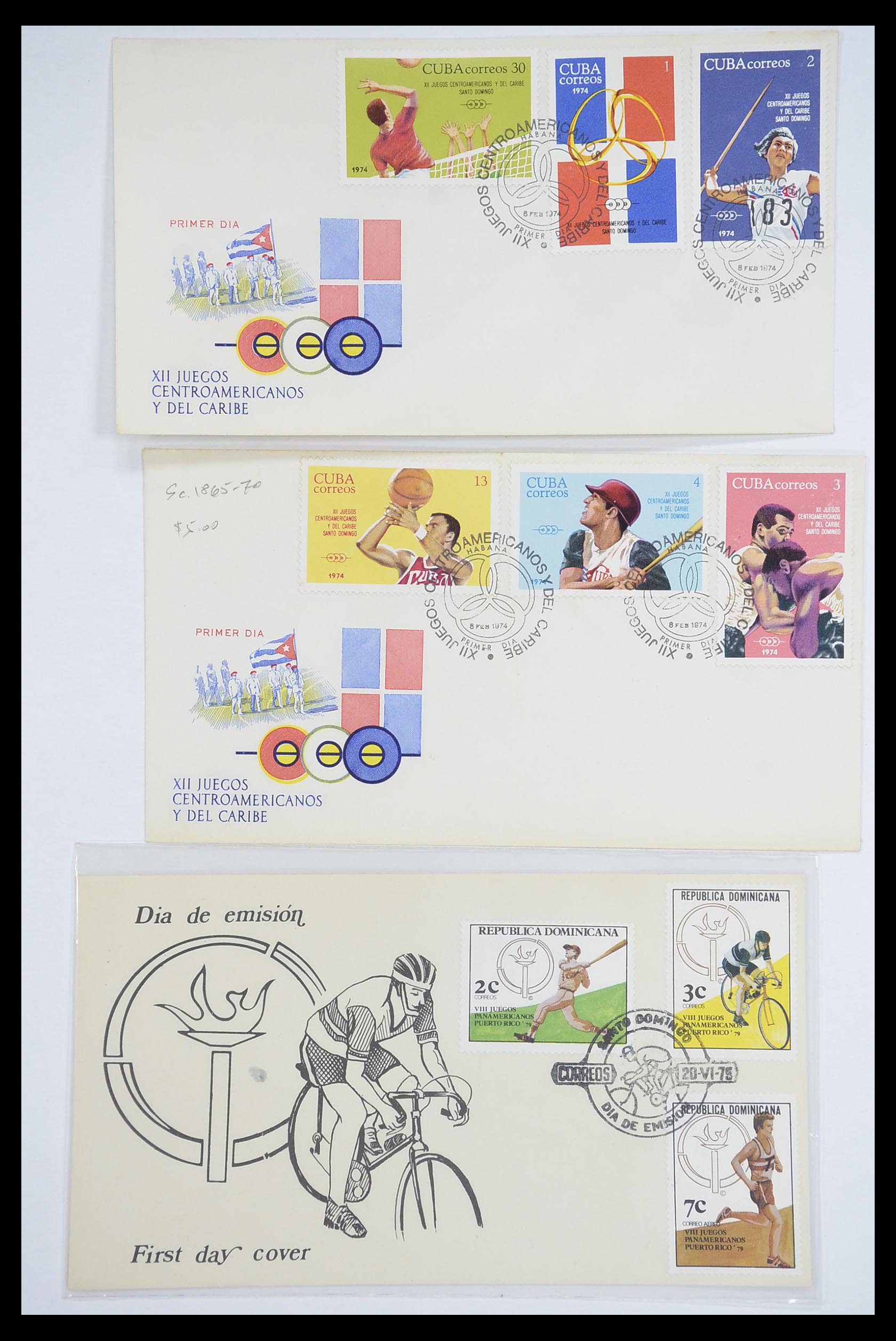 33667 107 - Postzegelverzameling 33667 Honkbal op brief 1918-1988.