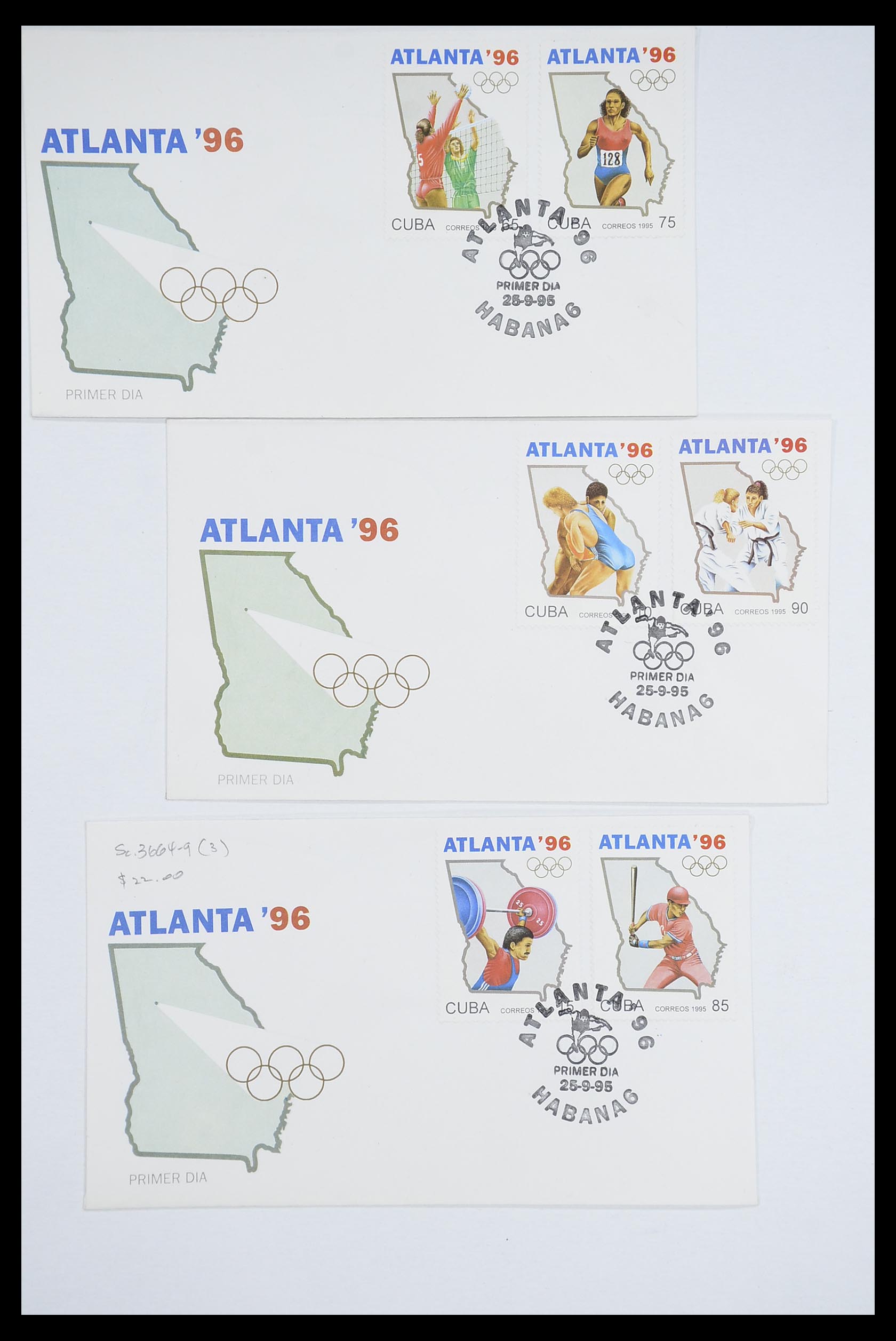 33667 108 - Postzegelverzameling 33667 Honkbal op brief 1918-1988.