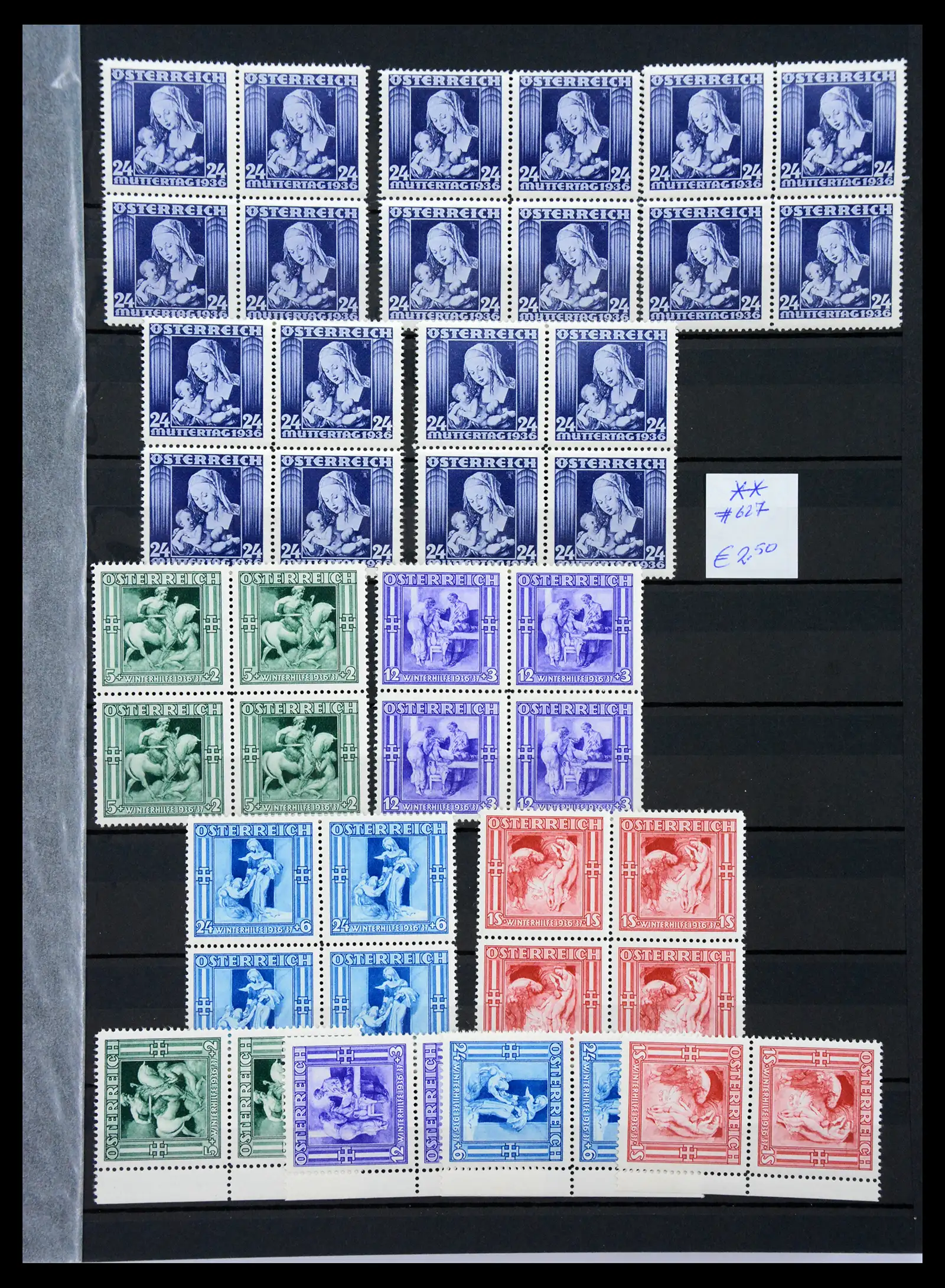 33668 0007 - Stamp collection 33668 Austria 1923-1957.