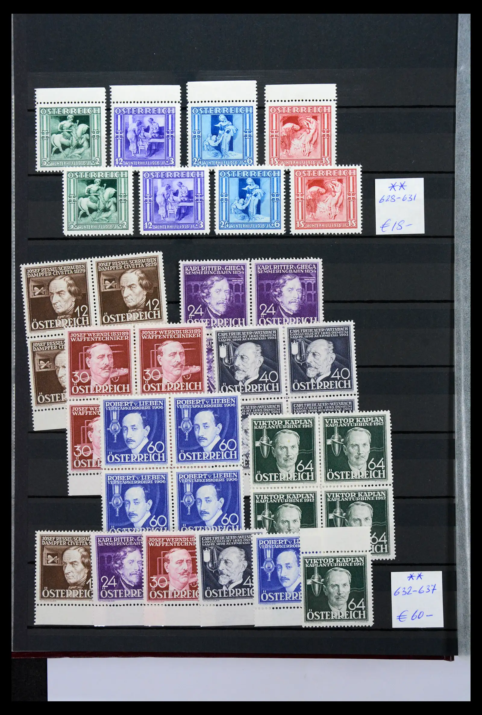 33668 0008 - Stamp collection 33668 Austria 1923-1957.