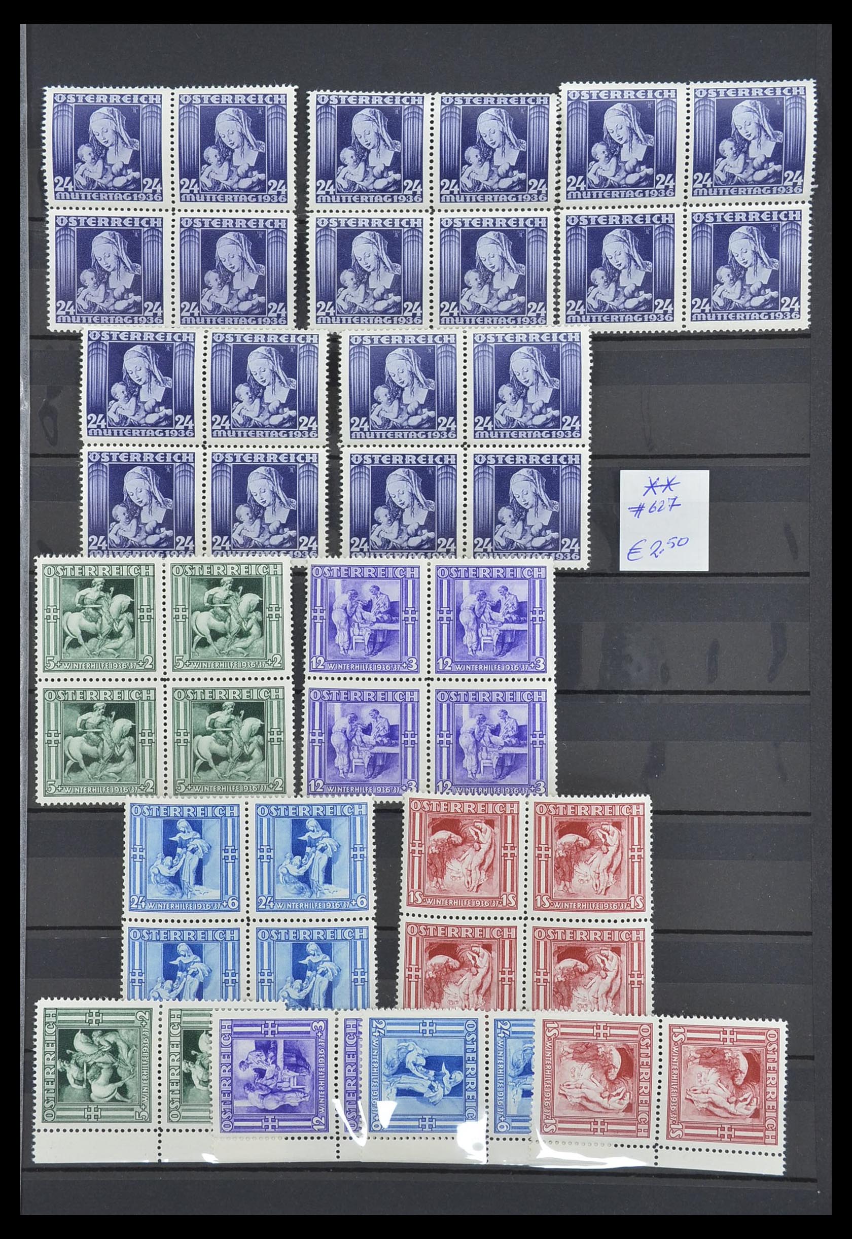 33668 007 - Stamp collection 33668 Austria 1923-1957.